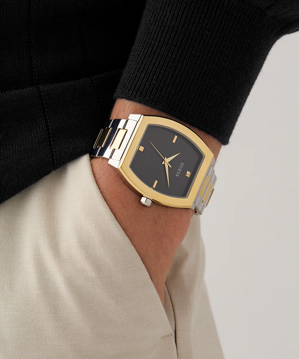GUESS Mens 2-Tone Analog Watch - Image 5