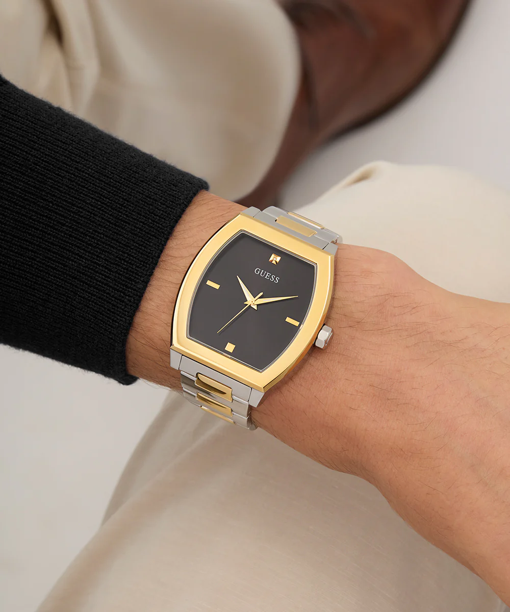 GUESS Mens 2-Tone Analog Watch - Image 6