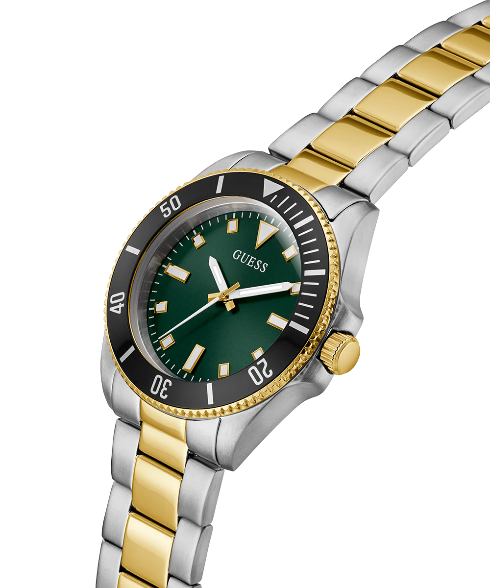 GUESS Mens 2-Tone Analog Watch - Image 2