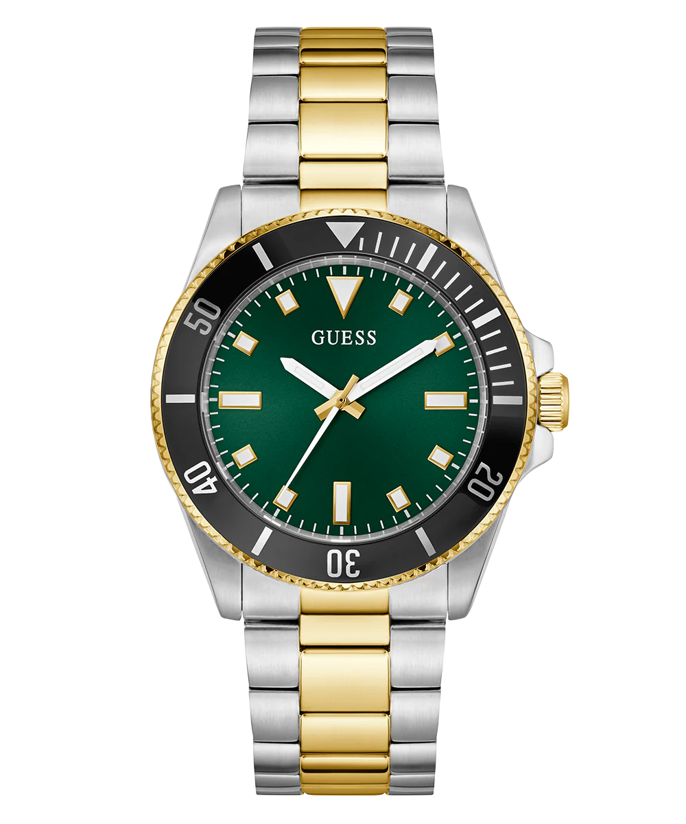 GUESS Mens 2-Tone Analog Watch - Image 4