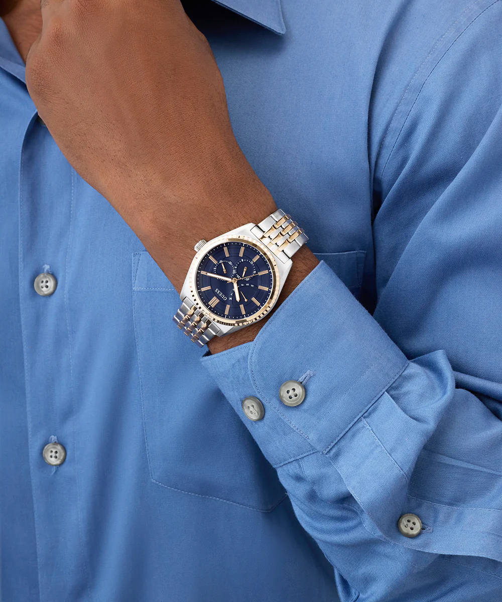 GUESS Mens 2-Tone Analog Watch - Image 3