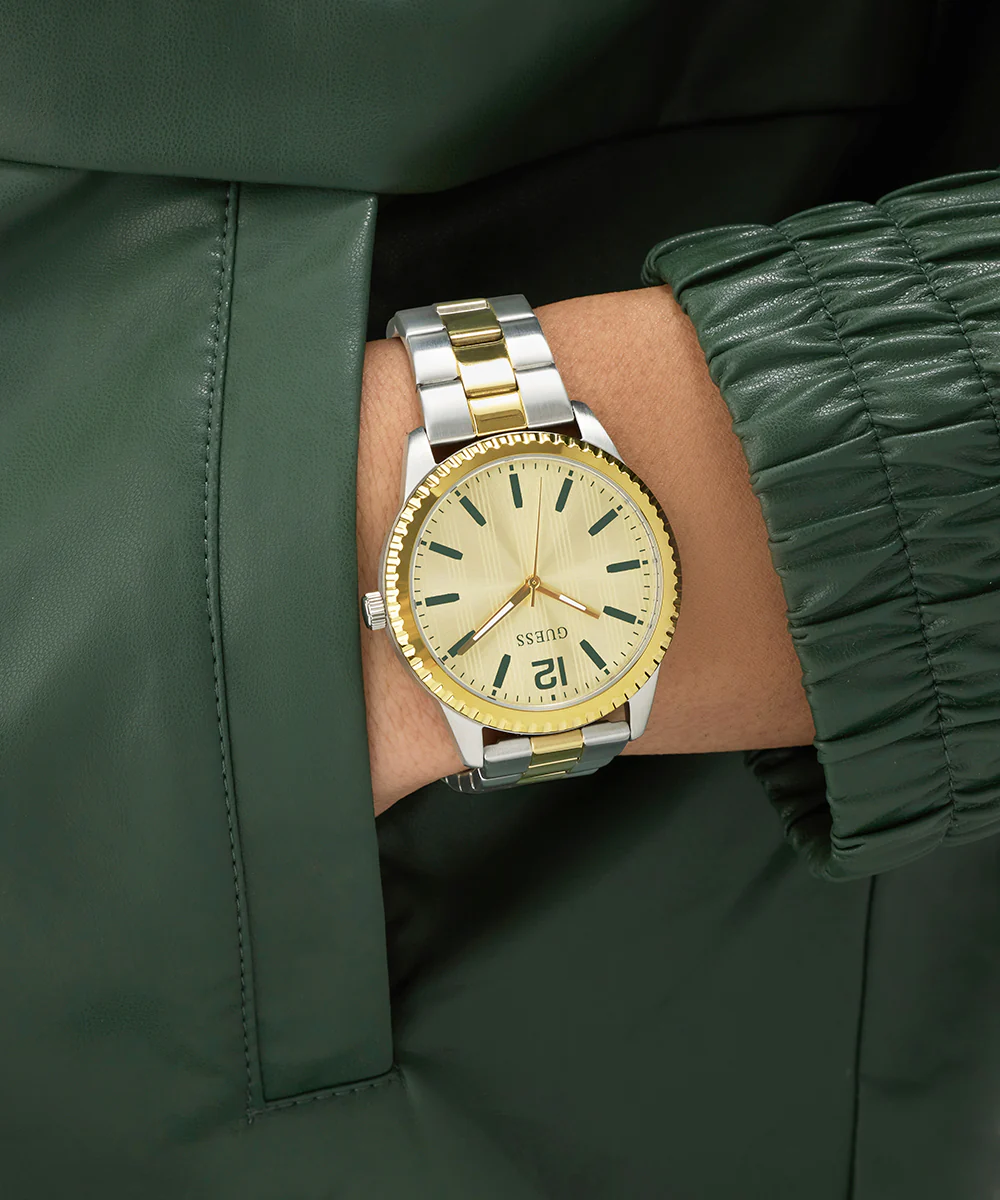 GUESS Mens 2-Tone Analog Watch - Image 3