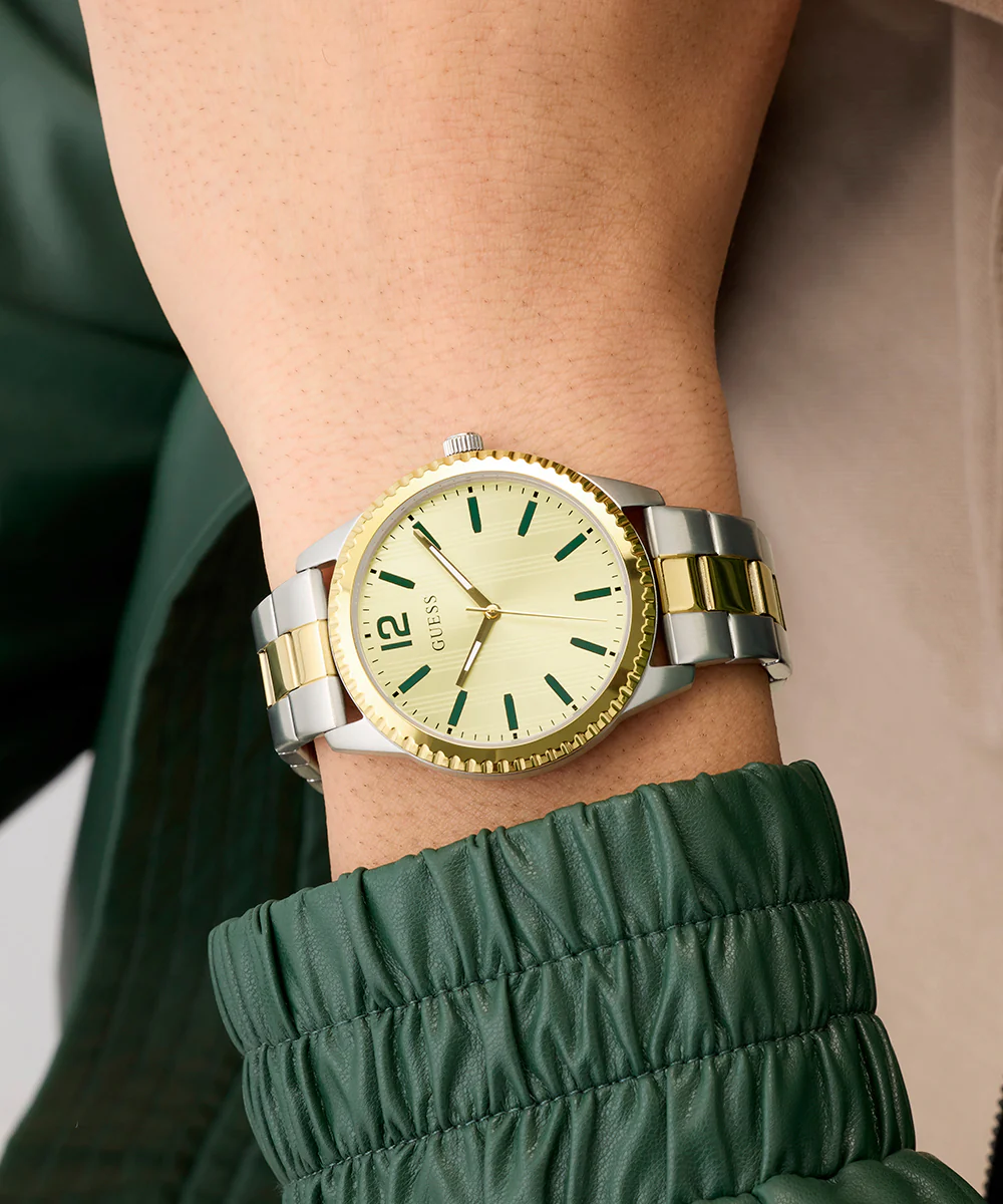 GUESS Mens 2-Tone Analog Watch - Image 6
