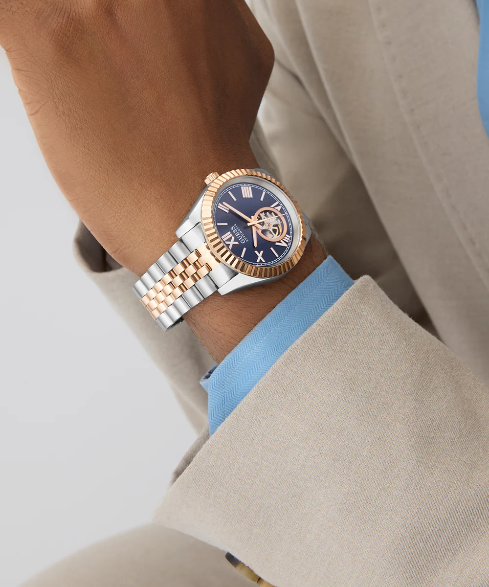 GUESS Mens 2-Tone Automatic Watch - Image 3