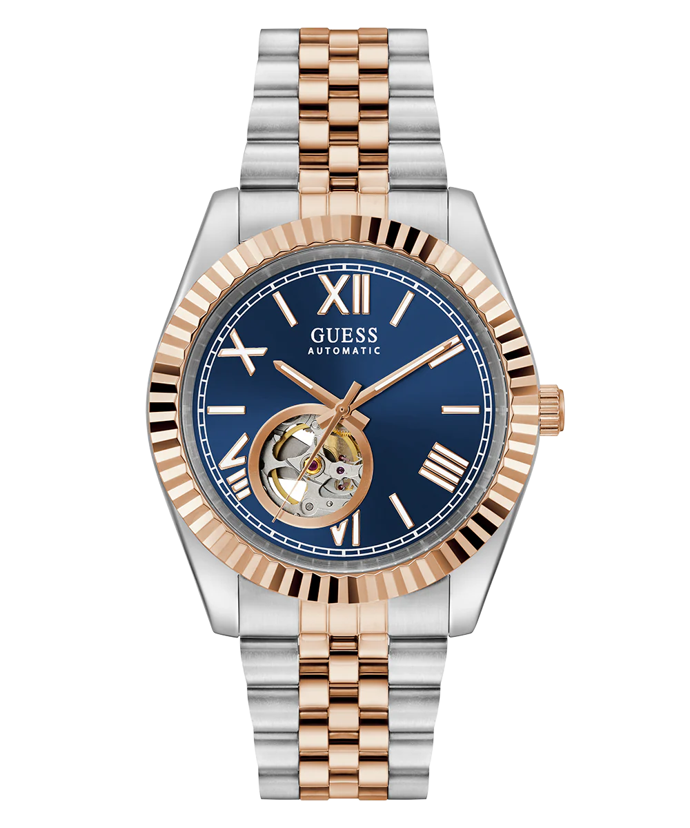 GUESS Mens 2-Tone Automatic Watch - Image 4