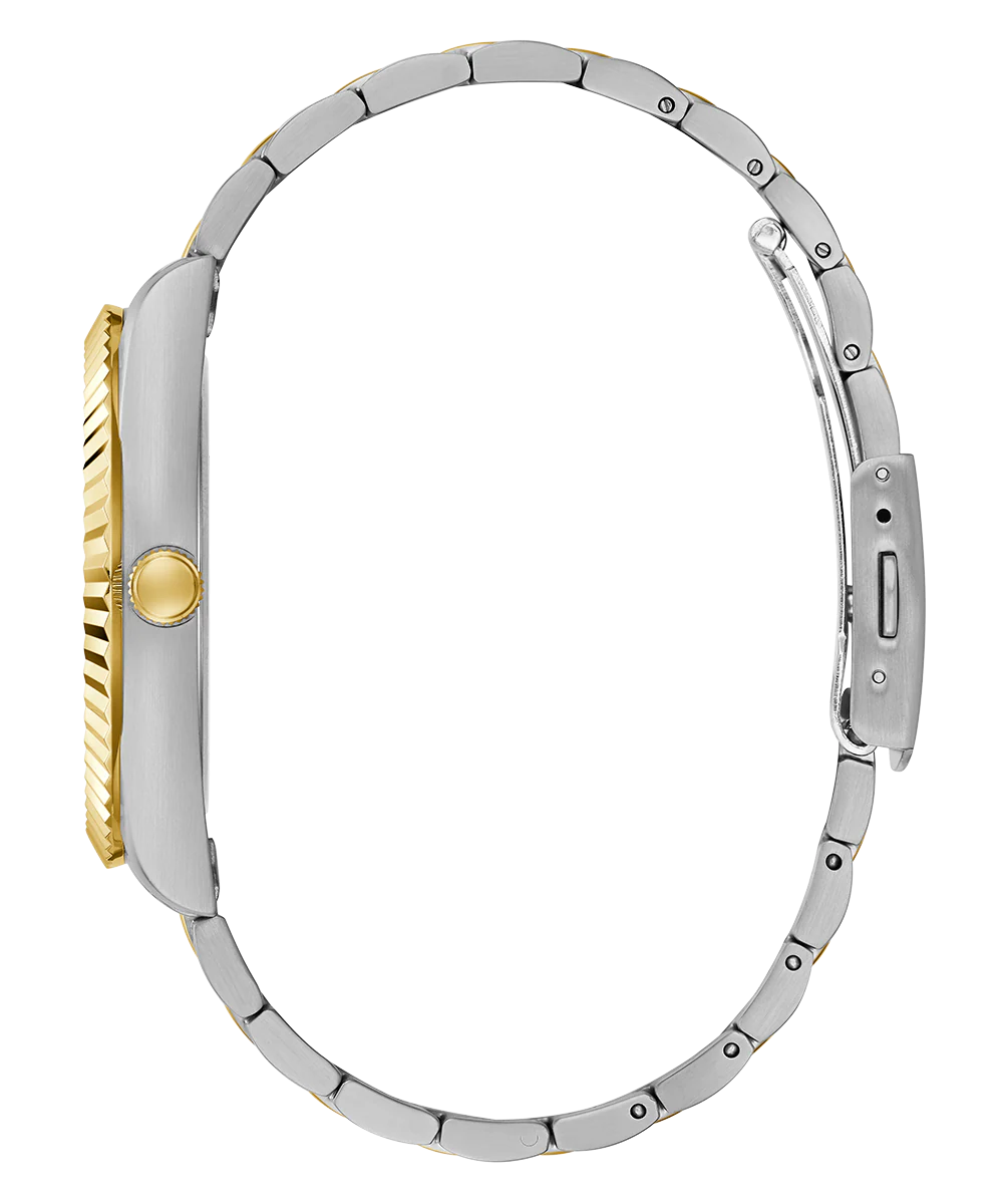 GUESS Mens 2-Tone Day/Date Watch - Image 4