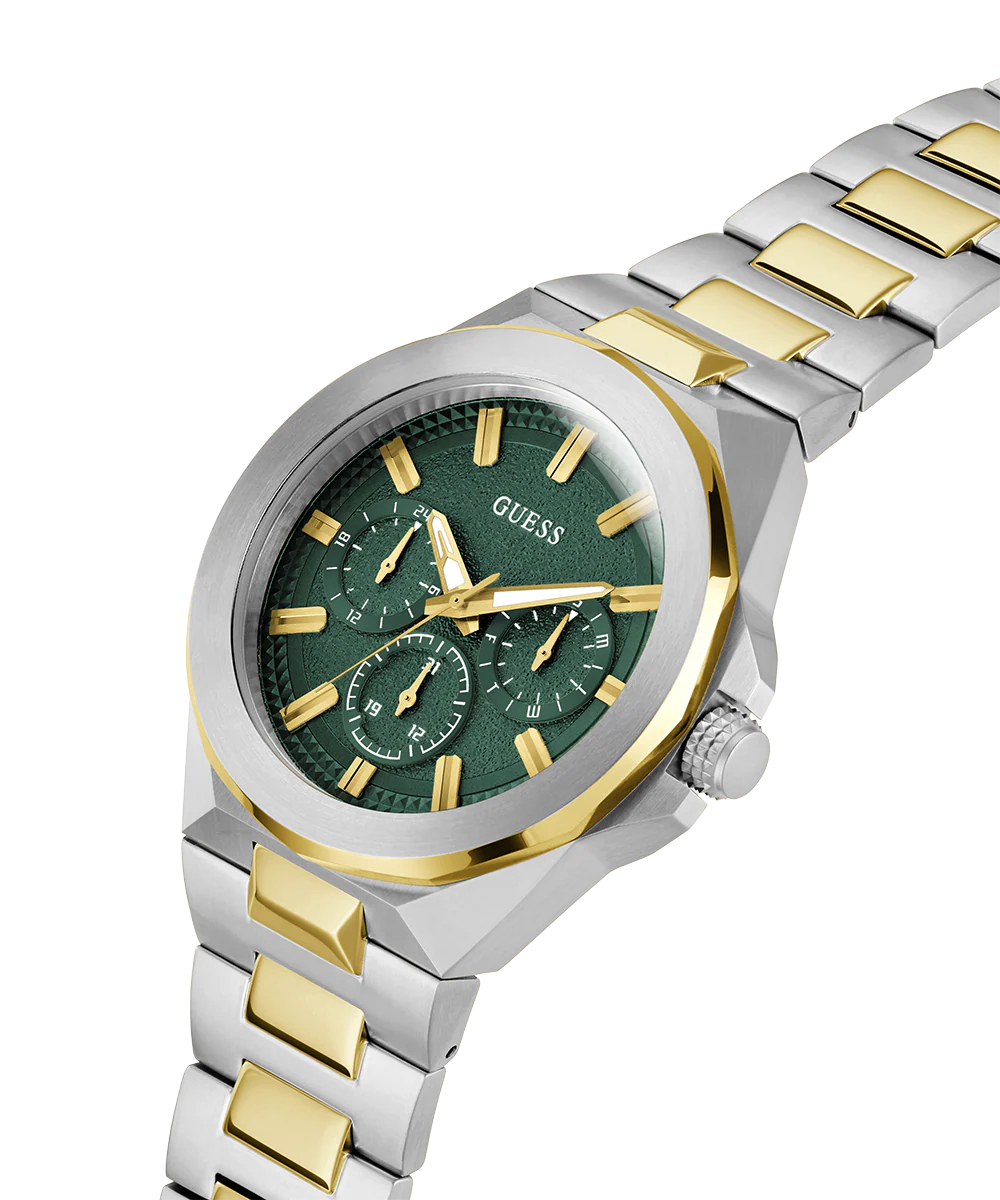 GUESS Mens 2-Tone Multi-function Watch - Image 2