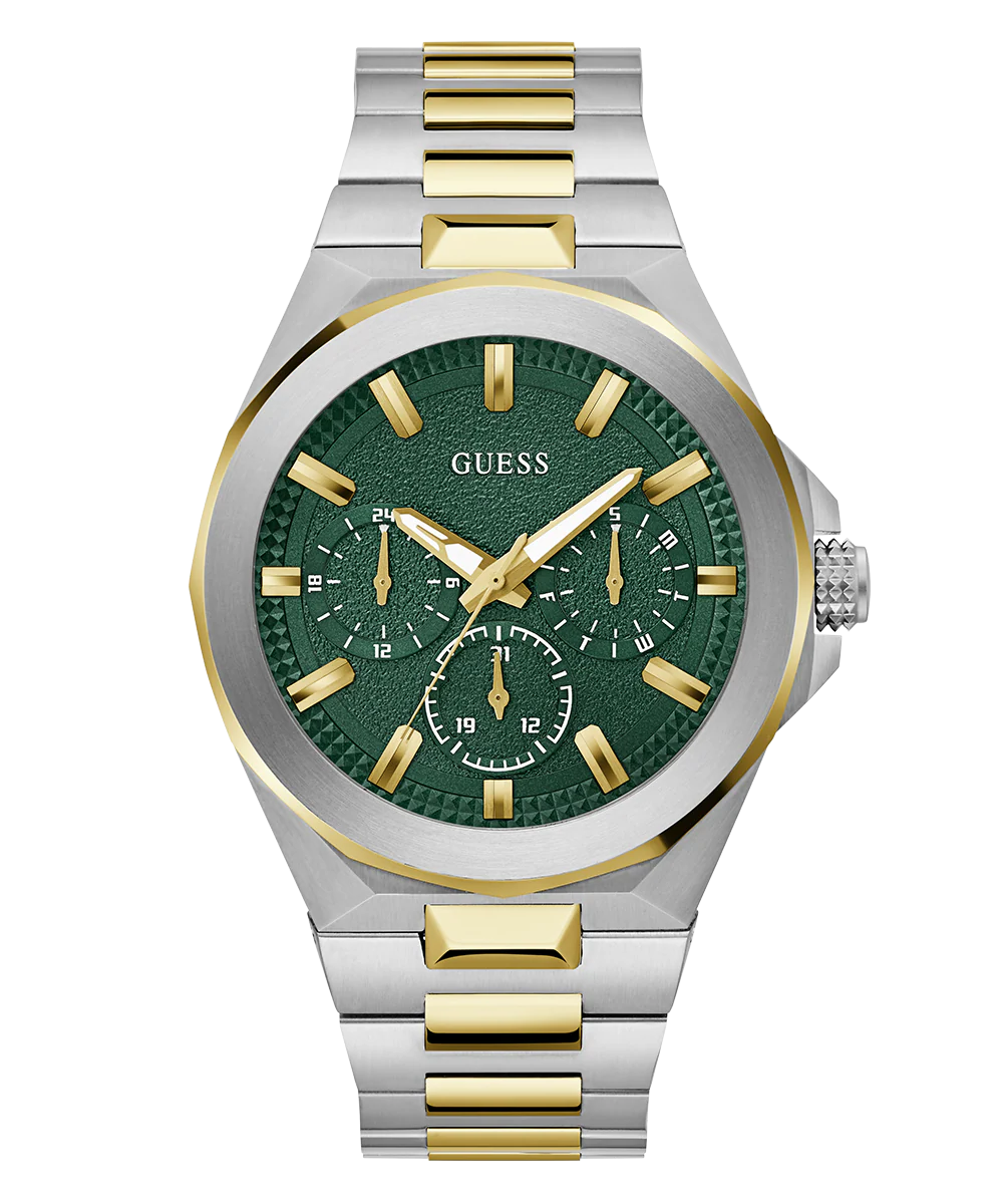 GUESS Mens 2-Tone Multi-function Watch - Image 4