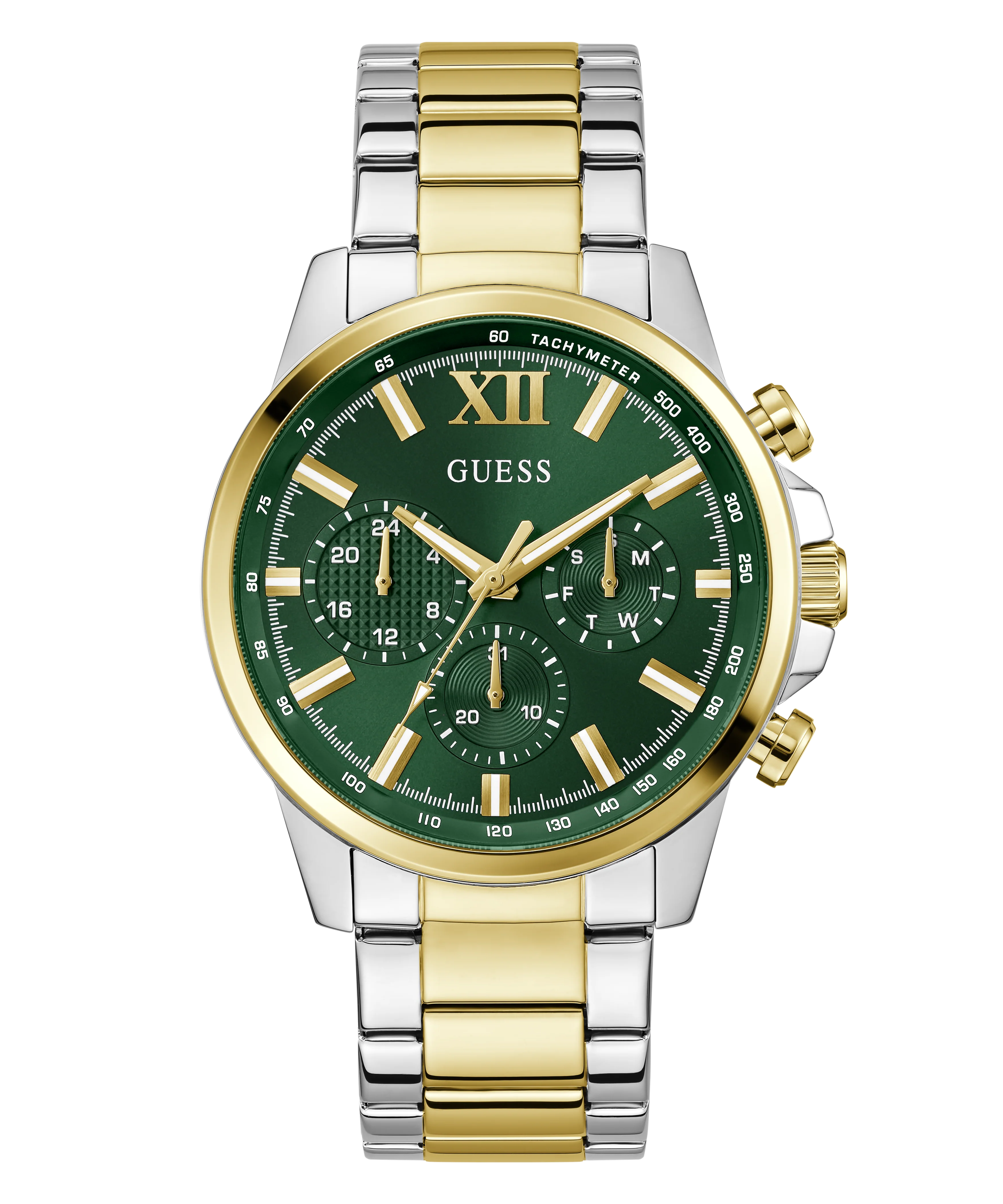GUESS Mens 2-Tone Multi-function Watch - Image 5