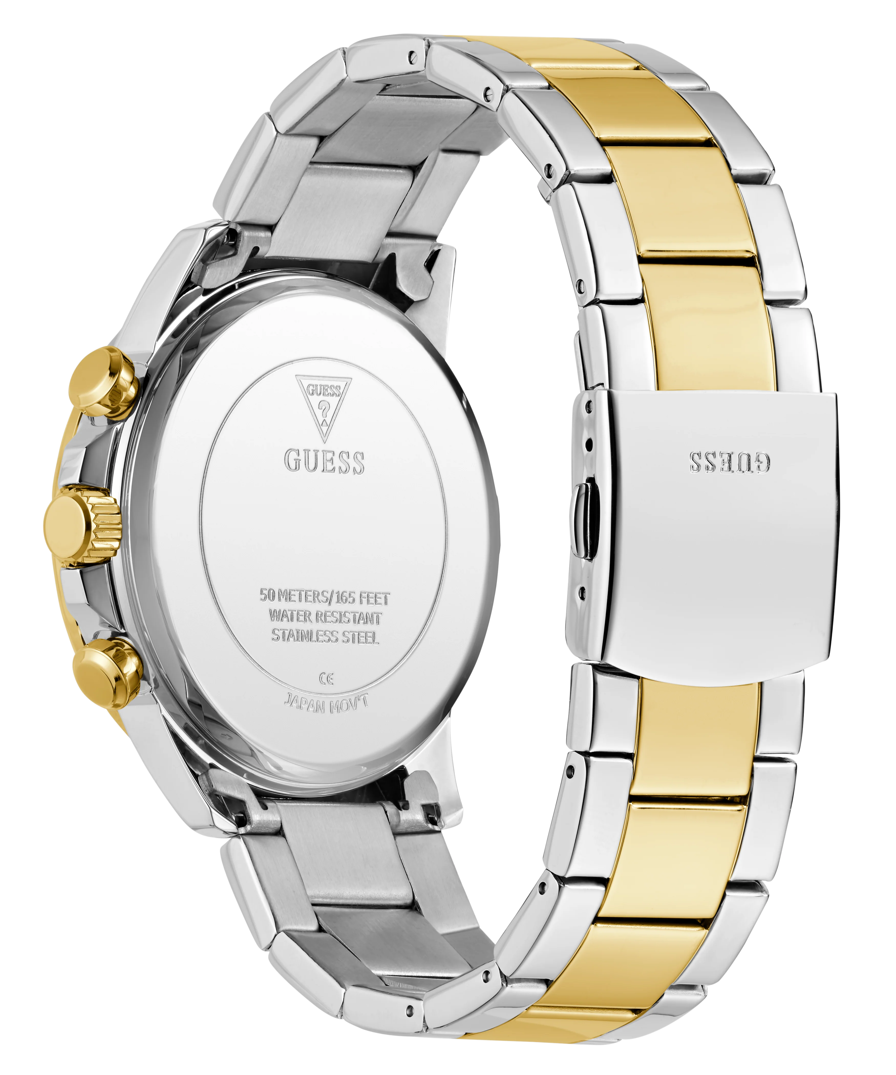 GUESS Mens 2-Tone Multi-function Watch - Image 8