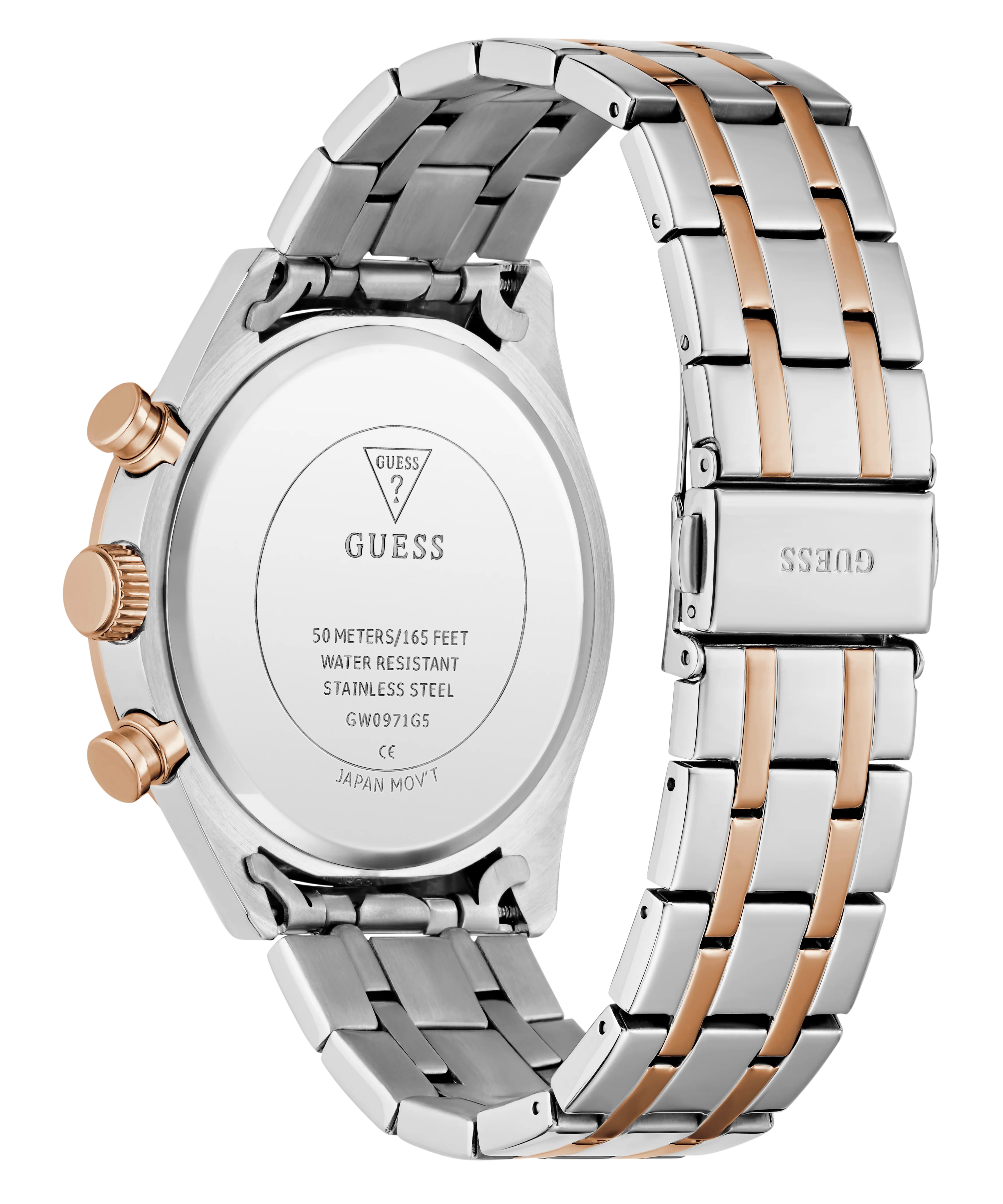 GUESS Mens 2-Tone Multi-function Watch - Image 7