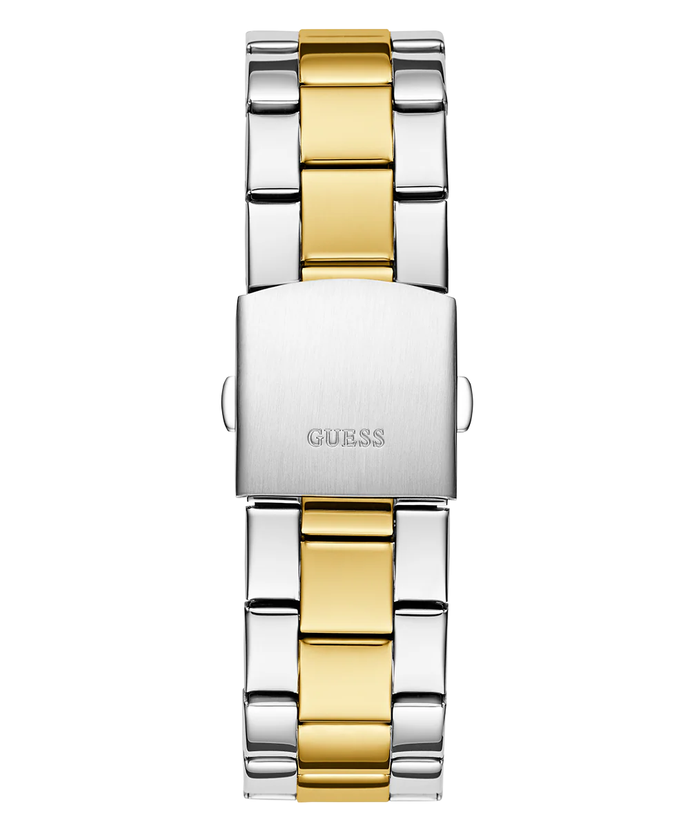 GUESS Mens 2-Tone Silver Tone Analog Watch - Image 8
