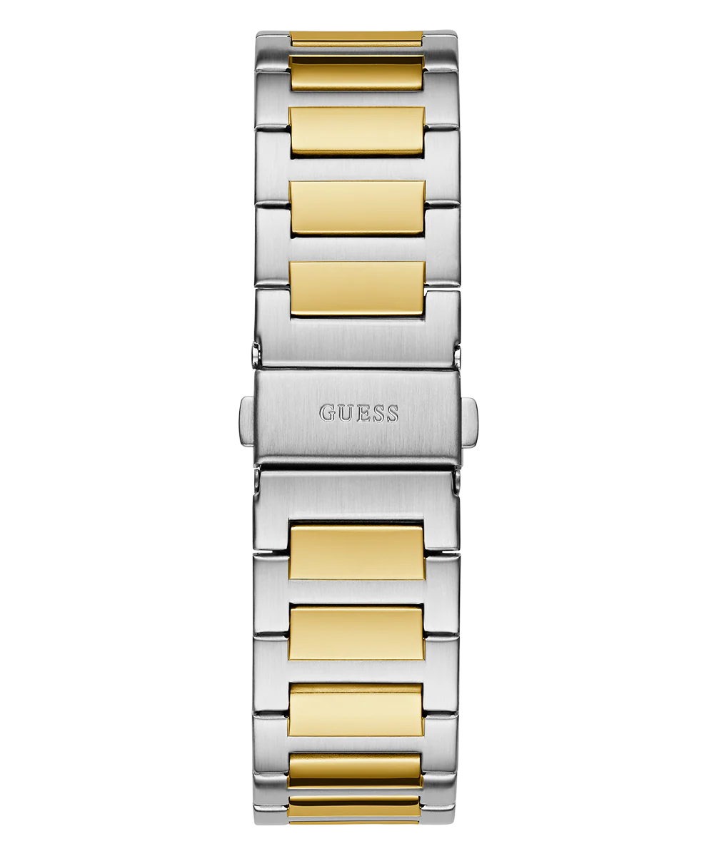 GUESS Mens 2-Tone Silver Tone Analog Watch - Image 8