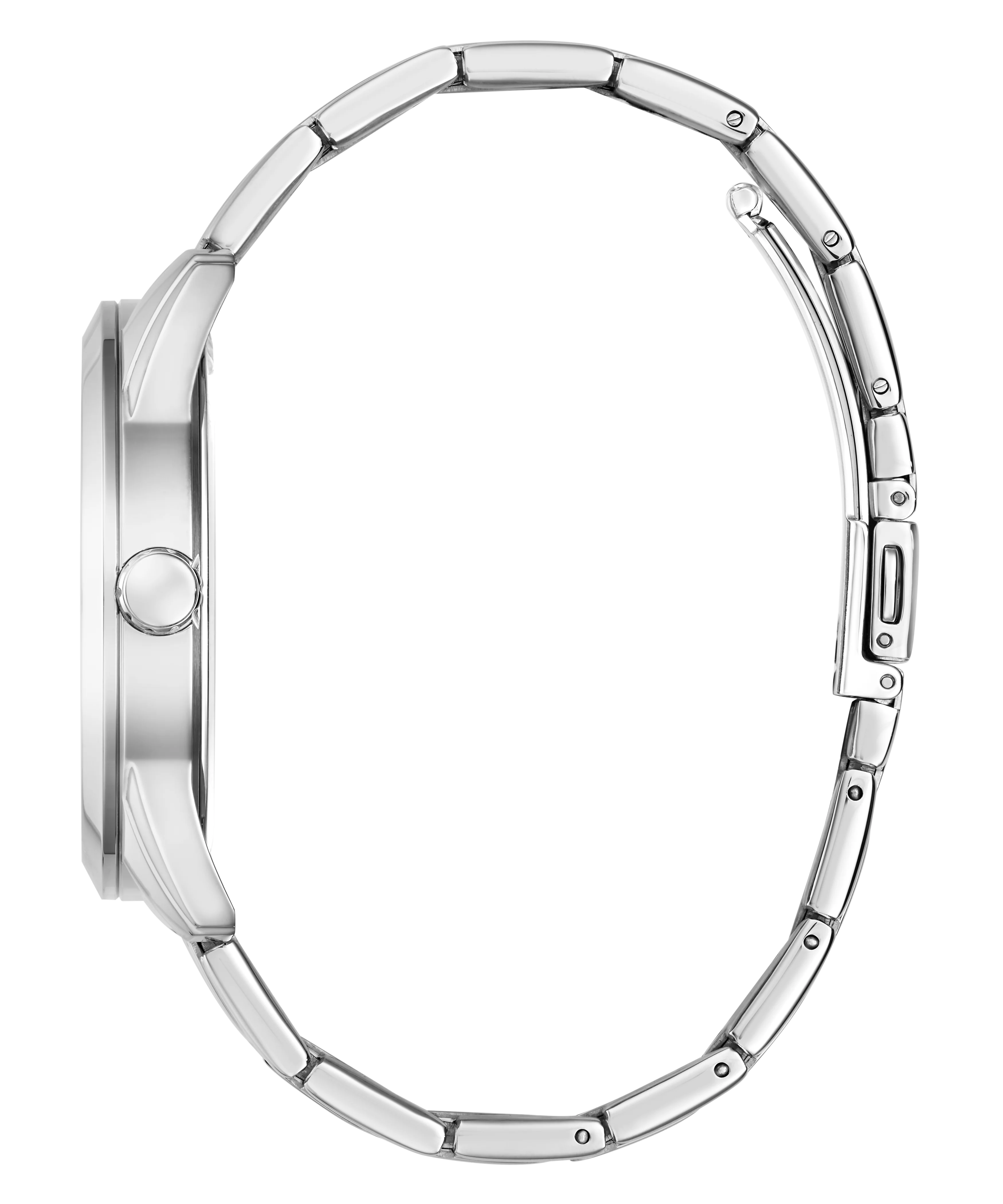 GUESS Mens 2-Tone Silver Tone Analog Watch - Image 8
