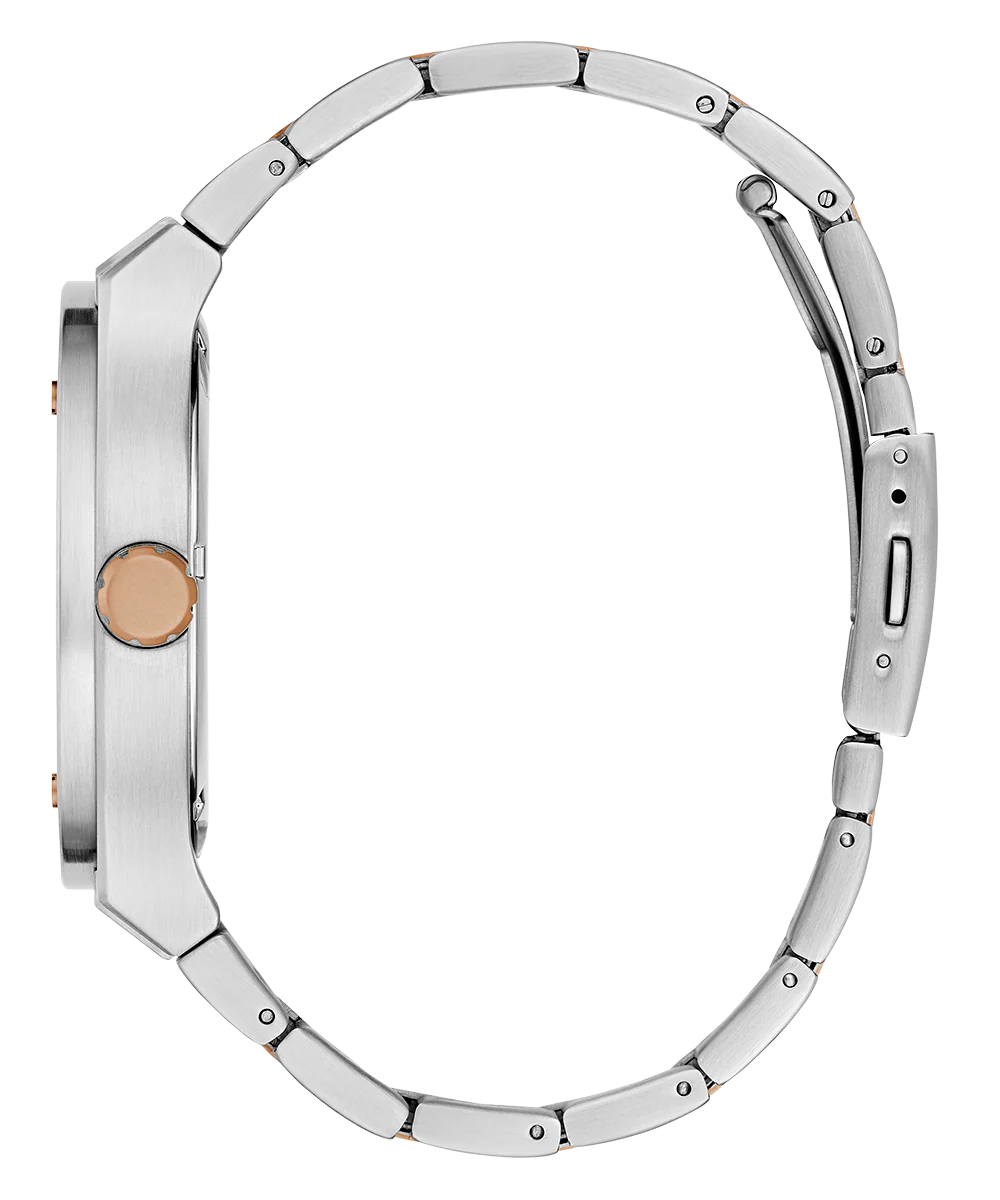 GUESS Mens 2-Tone Silver Tone Multi-function Watch - Image 8