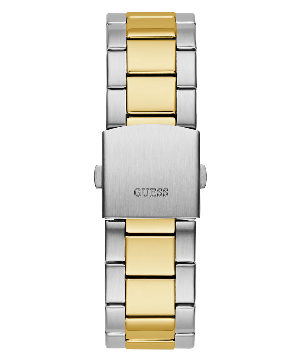 GUESS Mens 2-Tone Silver Tone Multi-function Watch - Image 8