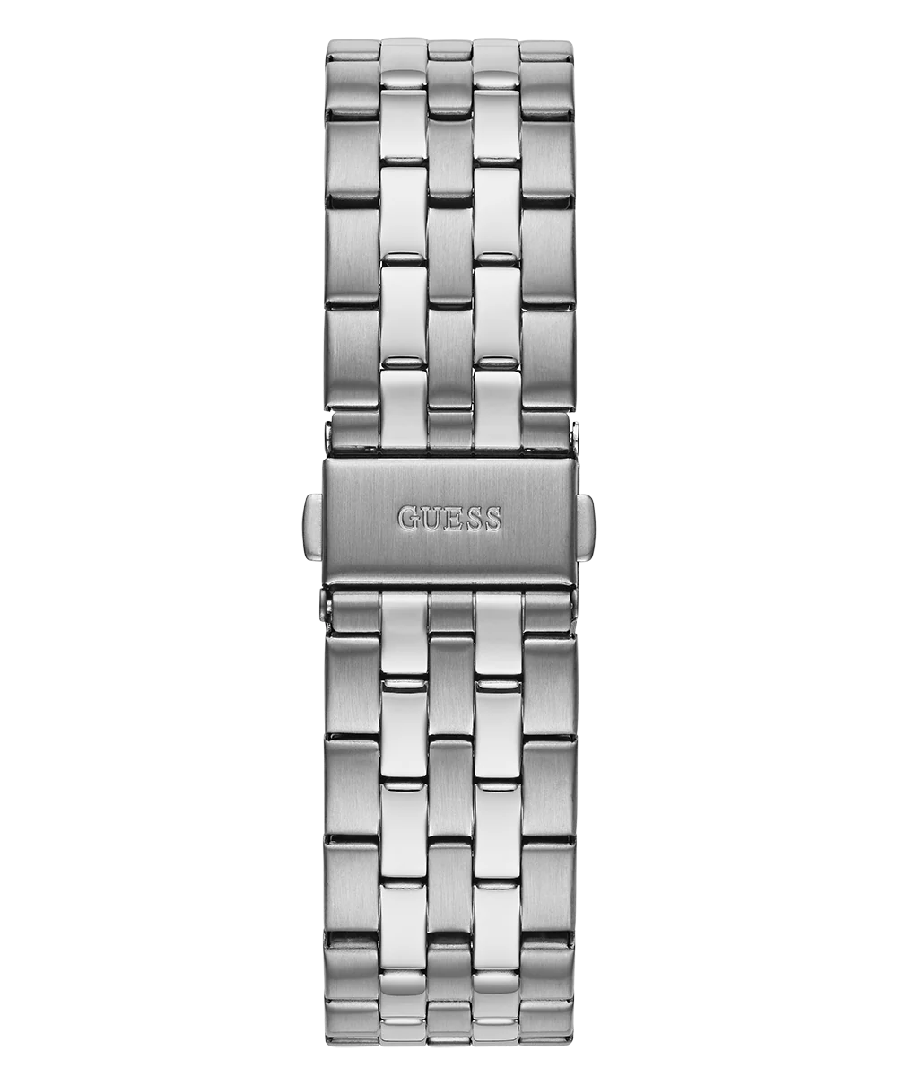 GUESS Mens 45 Silver-Tone  Dress Watch - Image 5