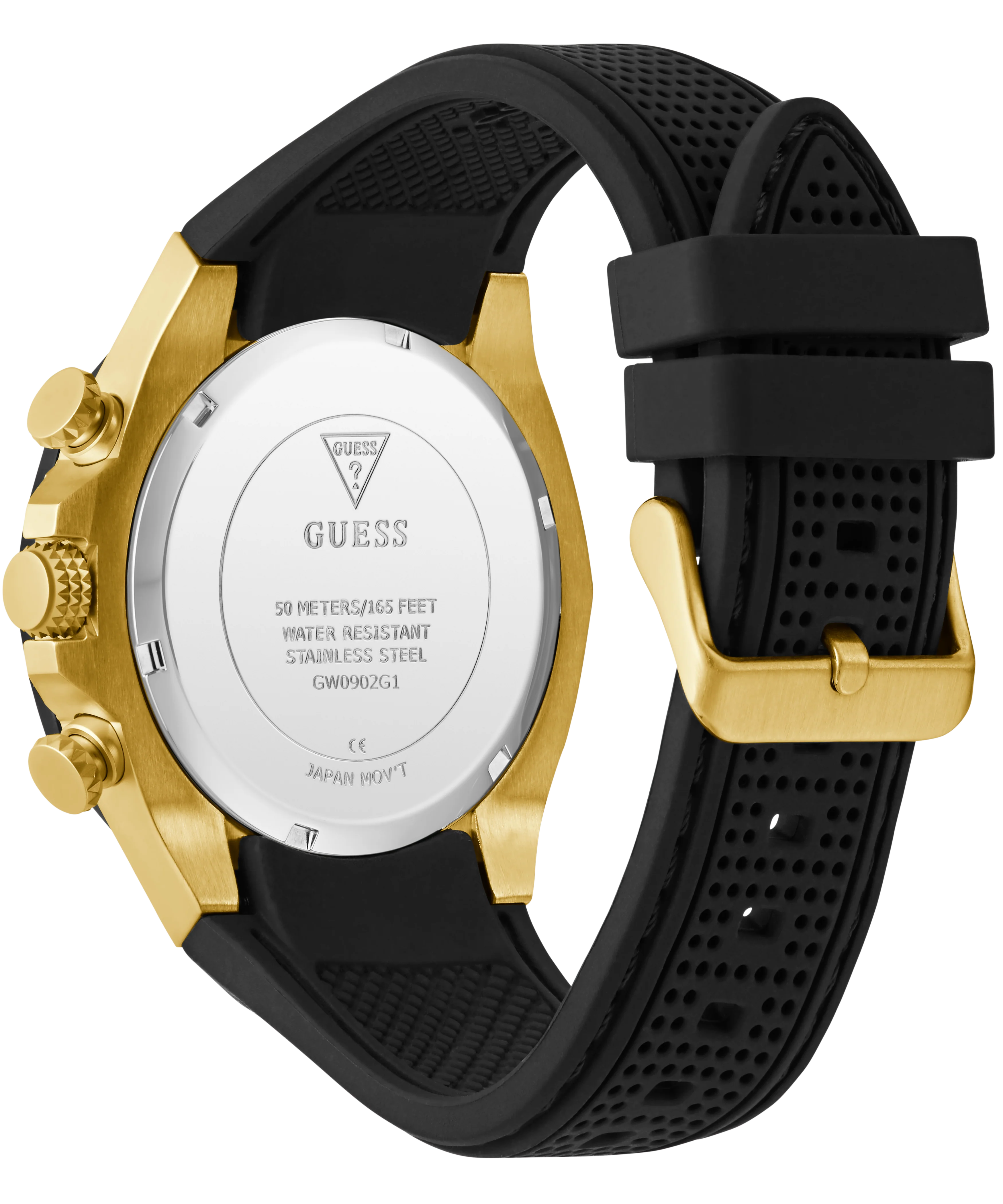 GUESS Mens Black 2-Tone Multi-function Watch - Image 7