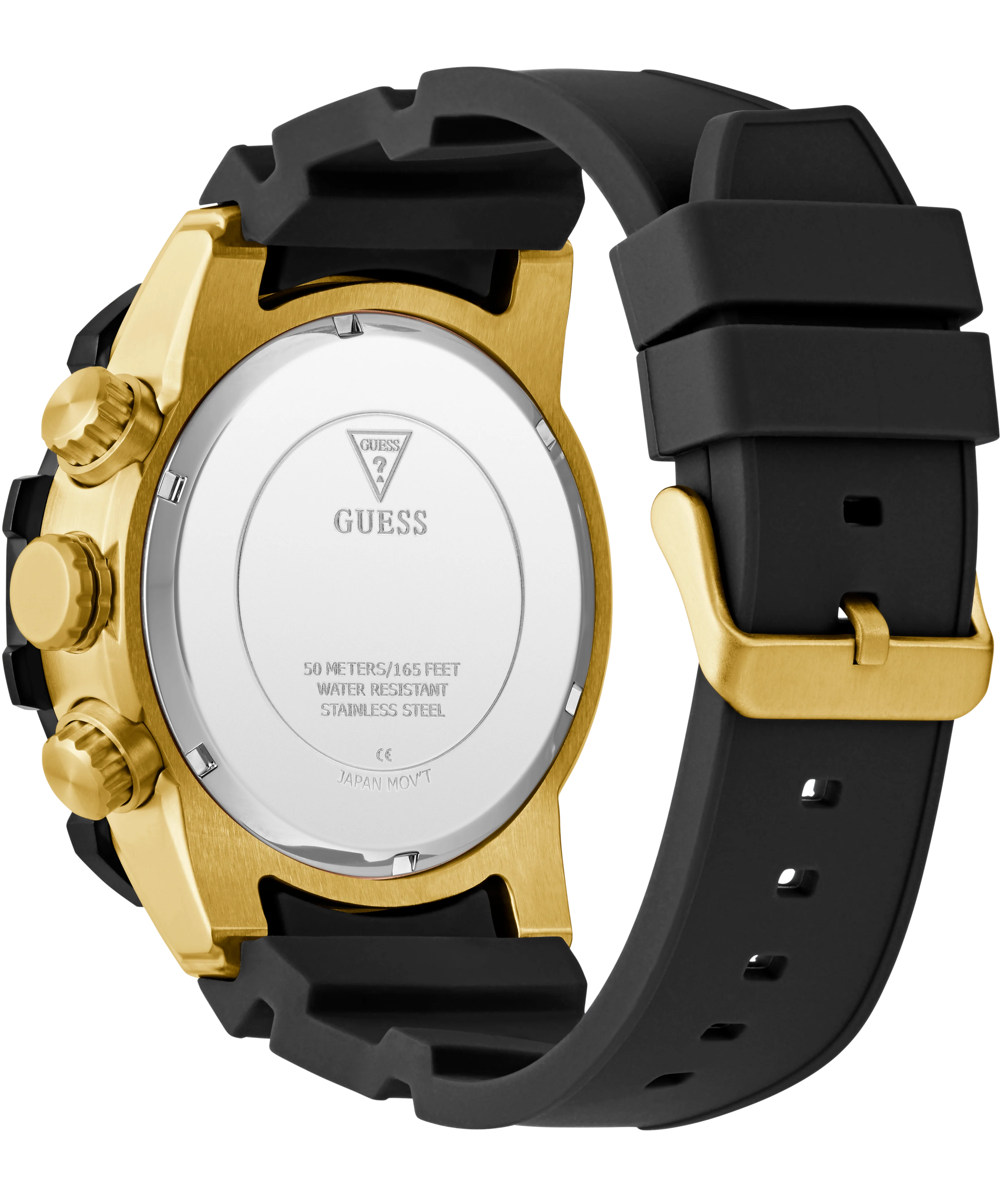 GUESS Mens Black 2-Tone Multi-function Watch - Image 7