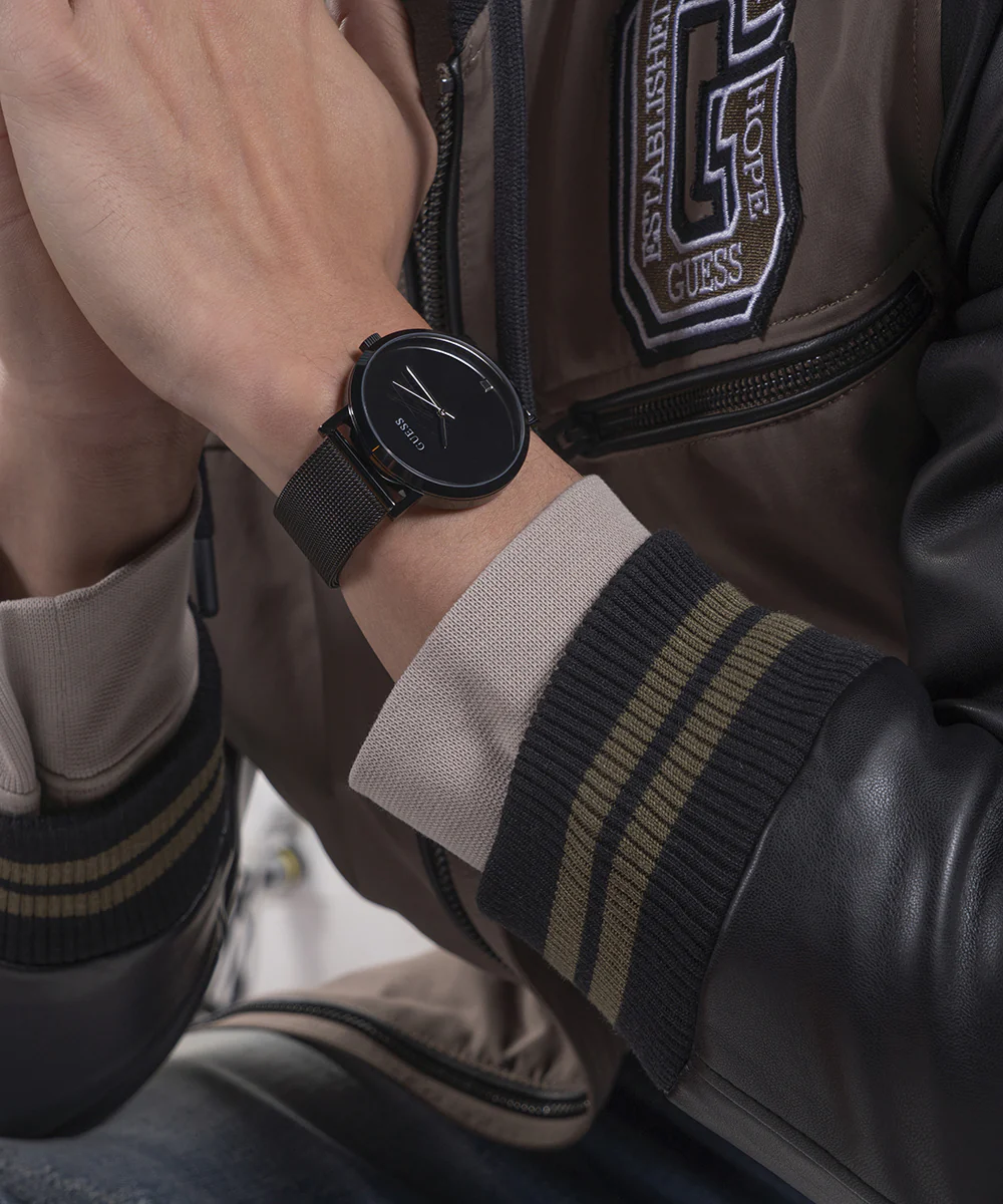 GUESS Mens Black Analog Watch - Image 6