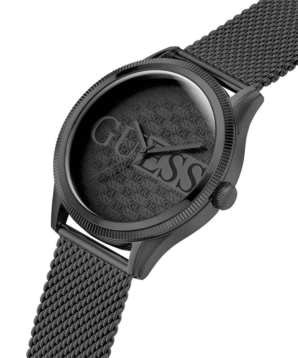 GUESS Mens Black Analog Watch - Image 2