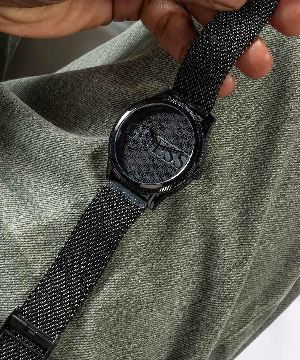 GUESS Mens Black Analog Watch - Image 6