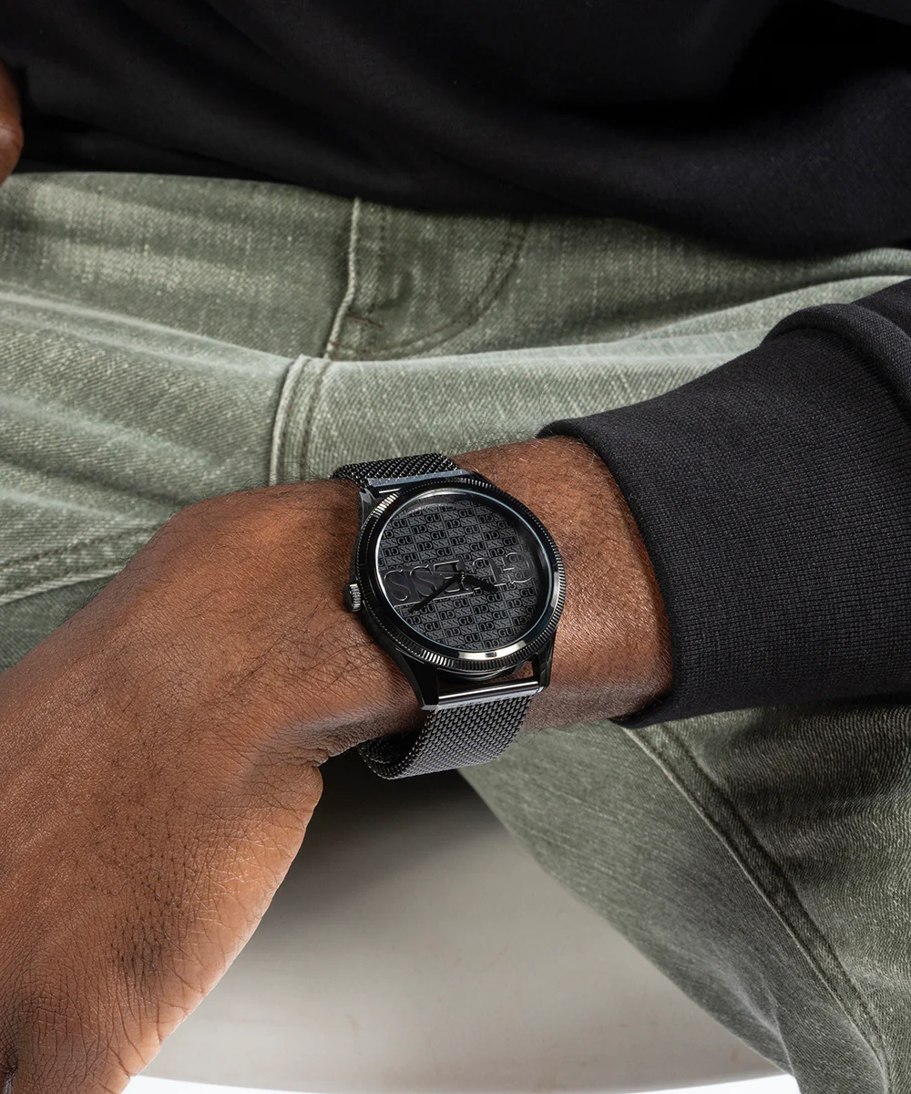GUESS Mens Black Analog Watch - Image 7