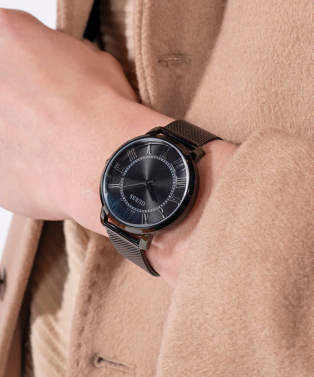 GUESS Mens Black Analog Watch - Image 3