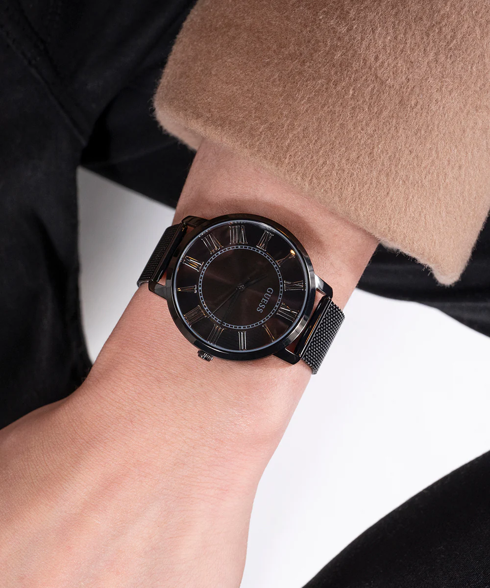 GUESS Mens Black Analog Watch - Image 5