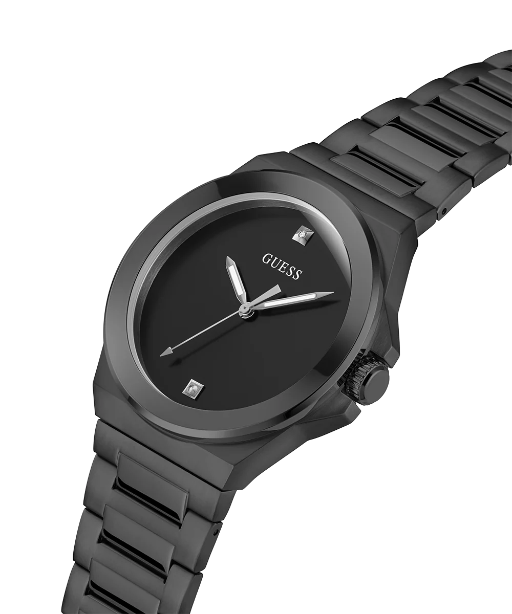 GUESS Mens Black Analog Watch - Image 2