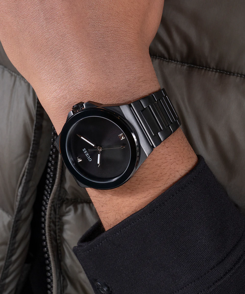 GUESS Mens Black Analog Watch - Image 3