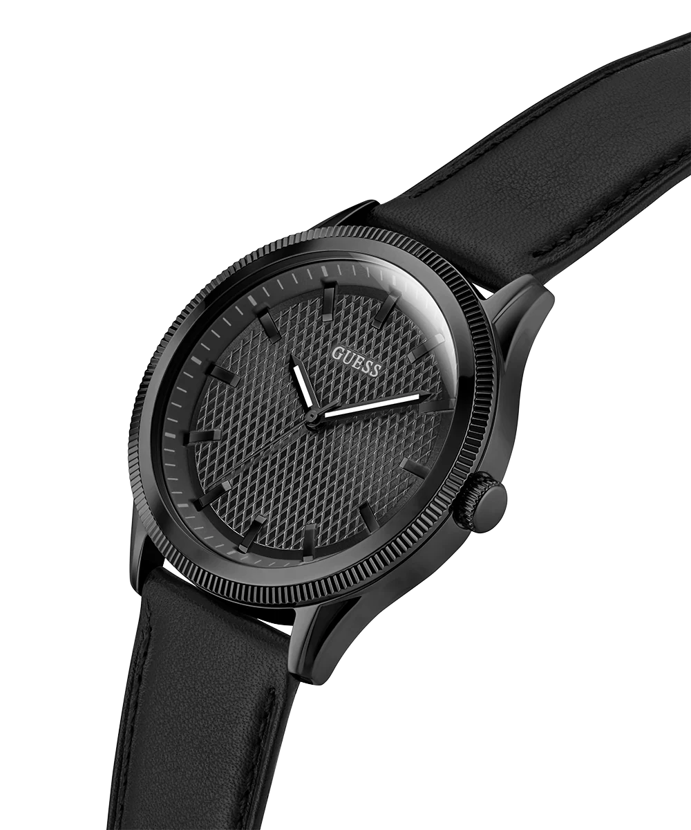 GUESS Mens Black Analog Watch - Image 2