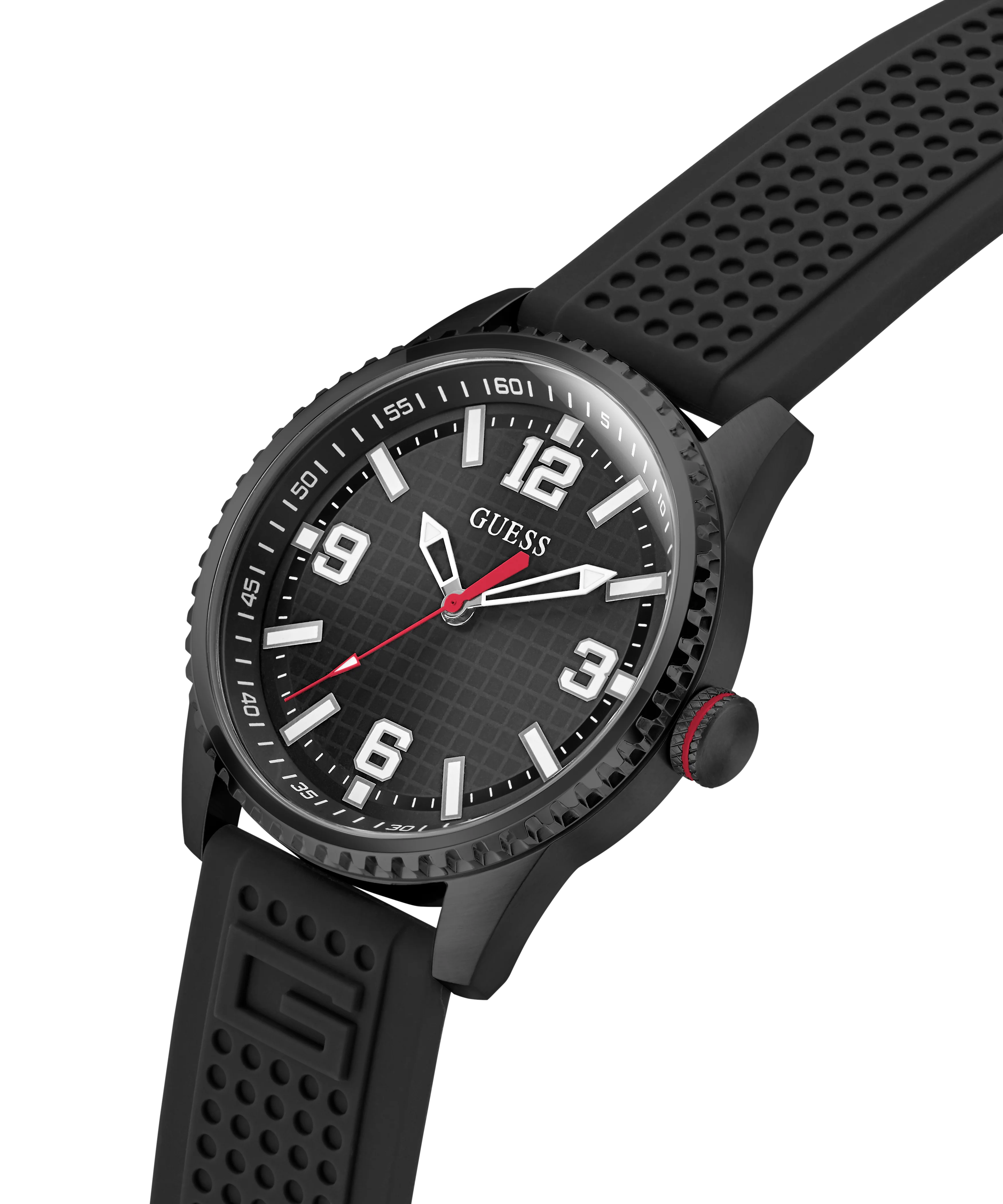 GUESS Mens Black Analog Watch - Image 2