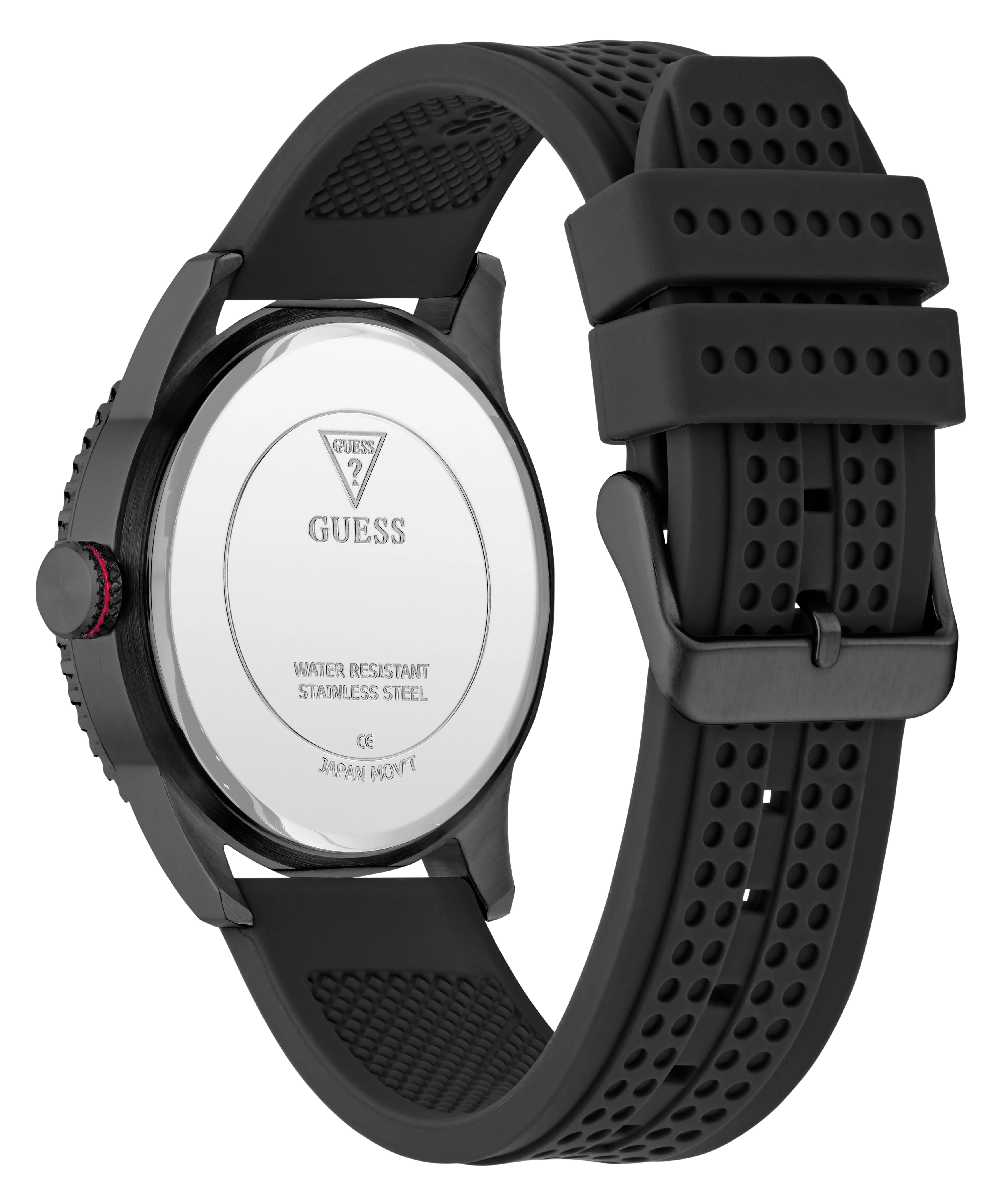 GUESS Mens Black Analog Watch - Image 7
