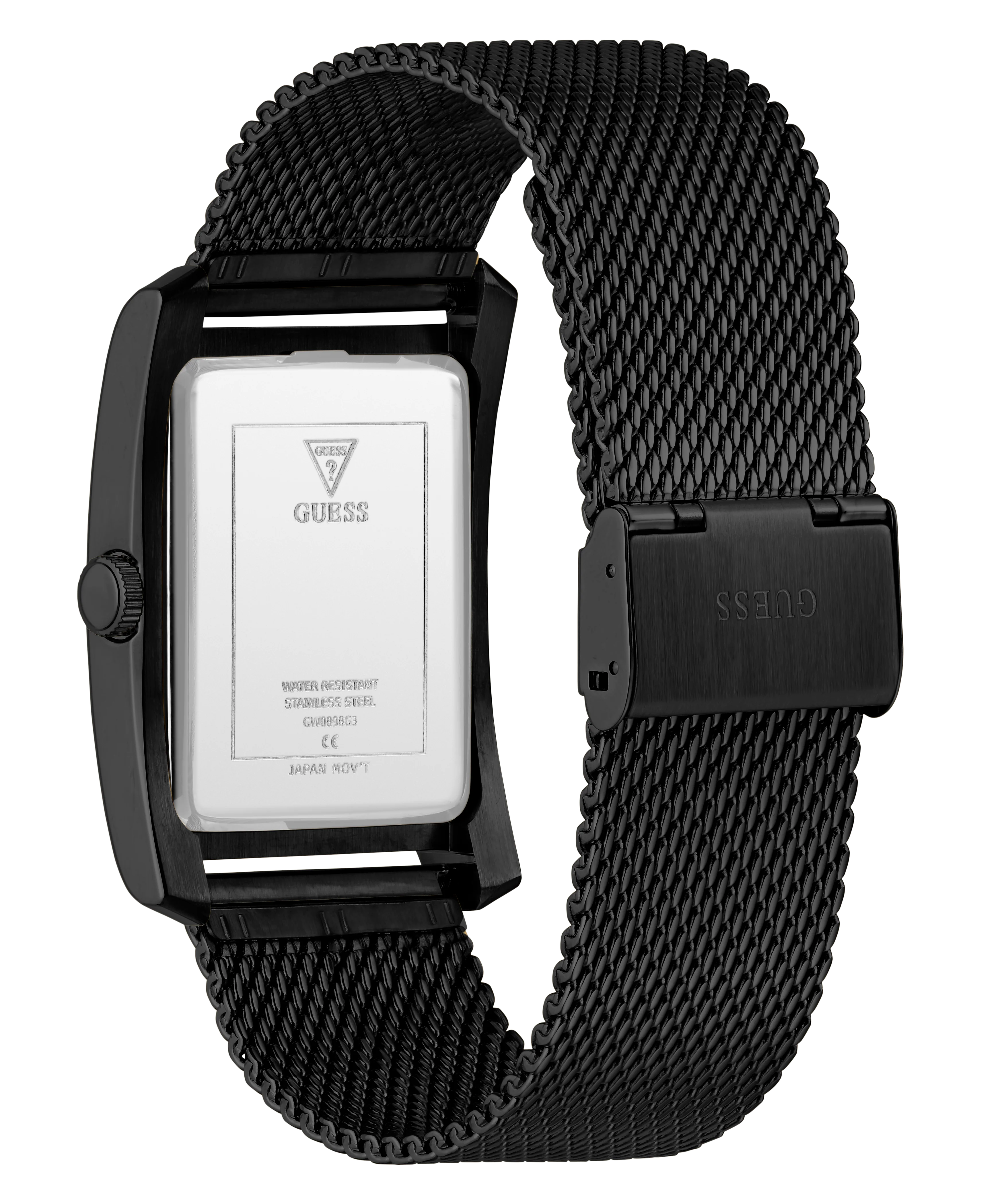 GUESS Mens Black Analog Watch - Image 7