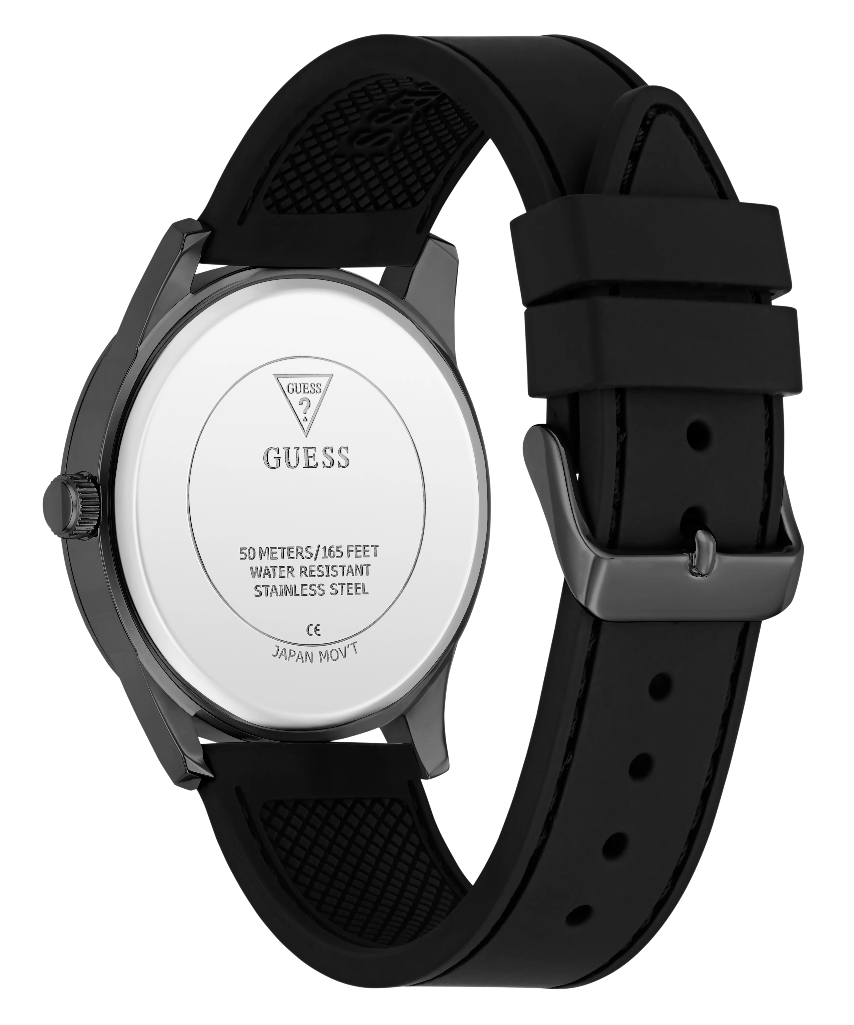 GUESS Mens Black Analog Watch - Image 7