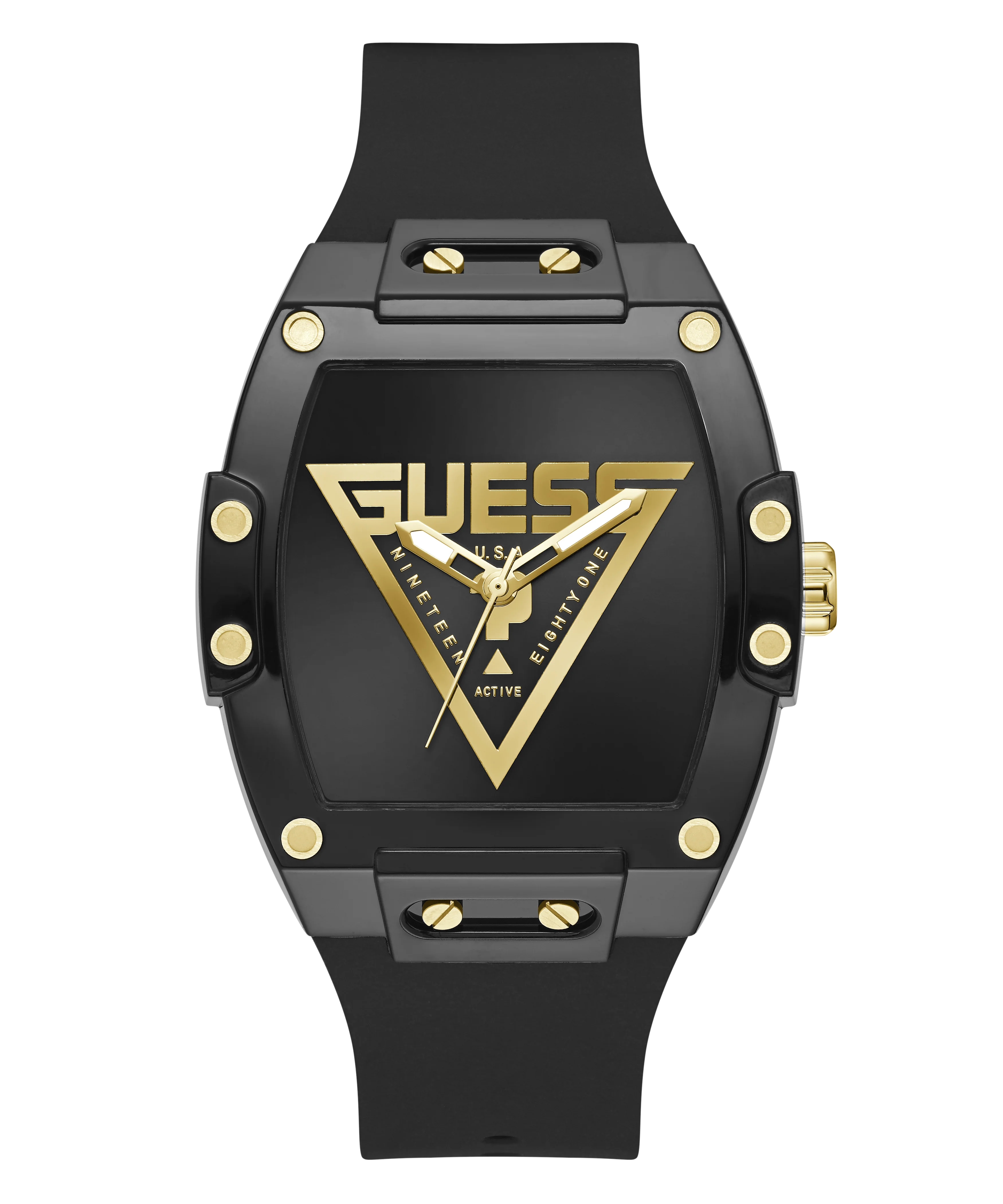 GUESS Mens Black Analog Watch - Image 4