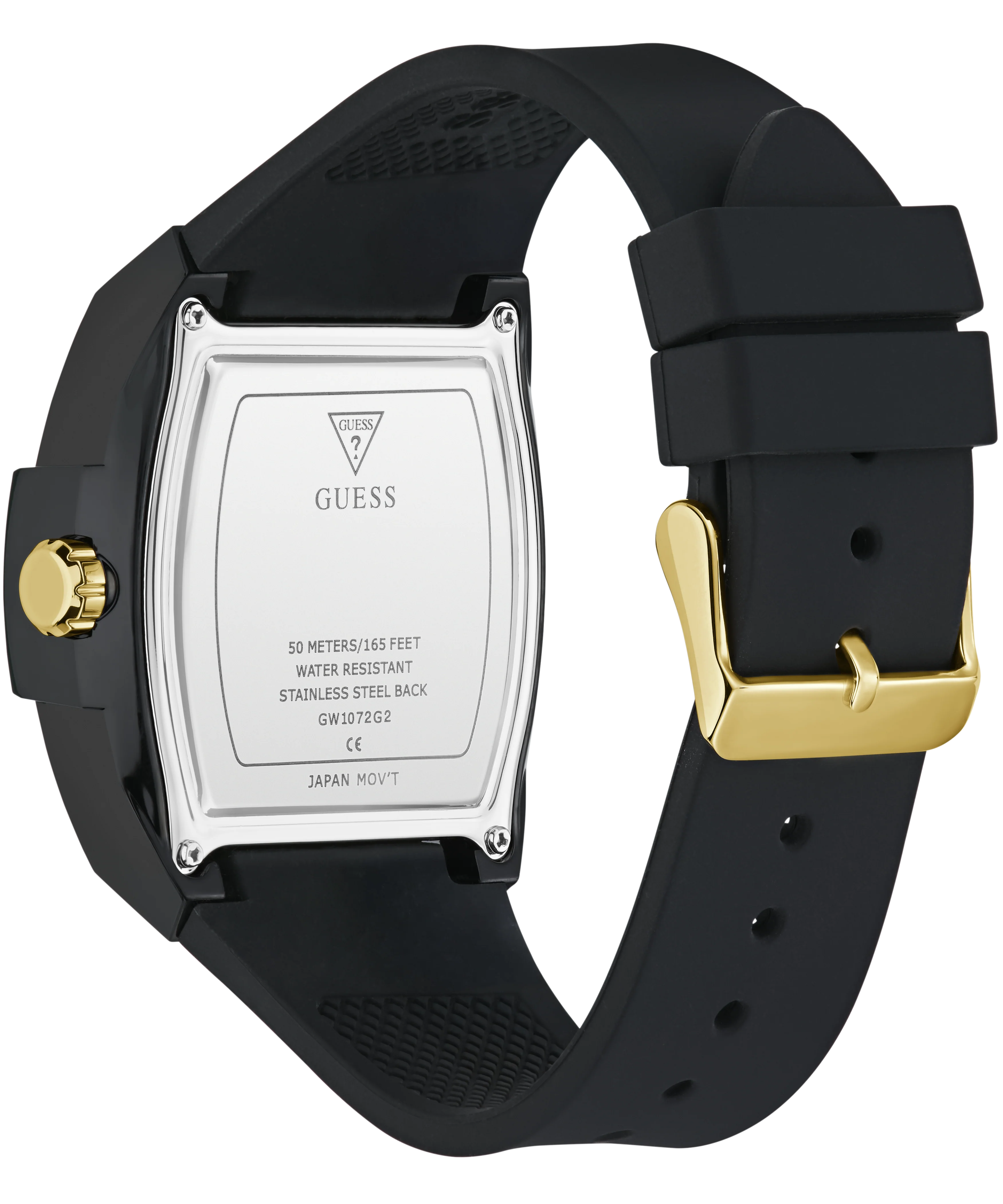 GUESS Mens Black Analog Watch - Image 7