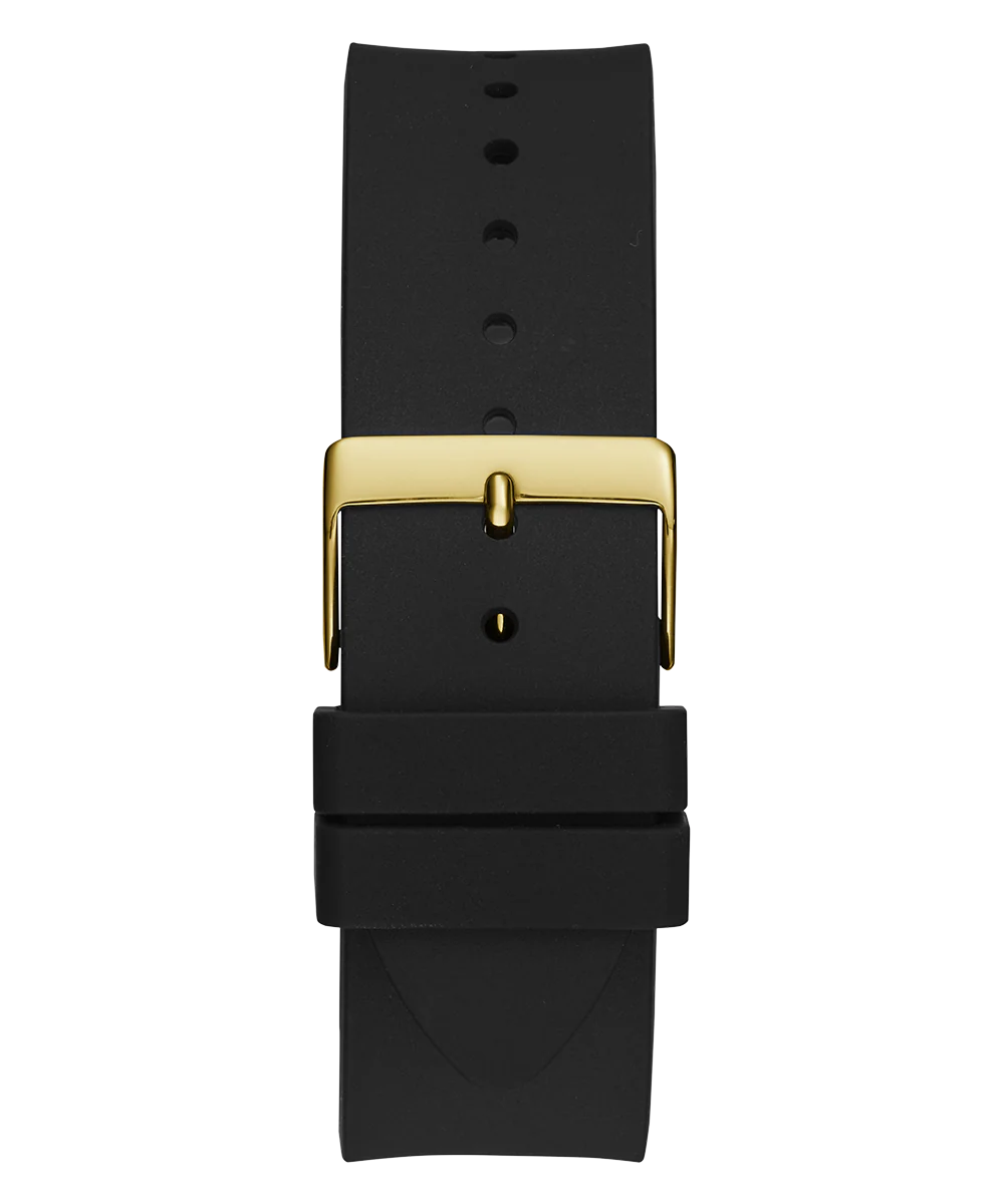 GUESS Mens Black Gold Tone Analog Watch - Image 9