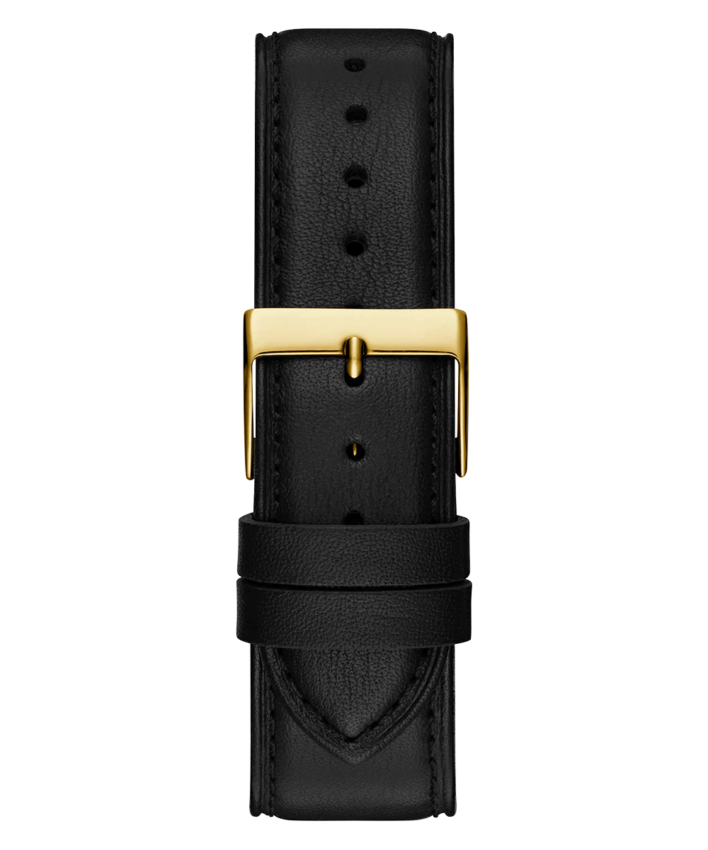 GUESS Mens Black Gold Tone Analog Watch - Image 9