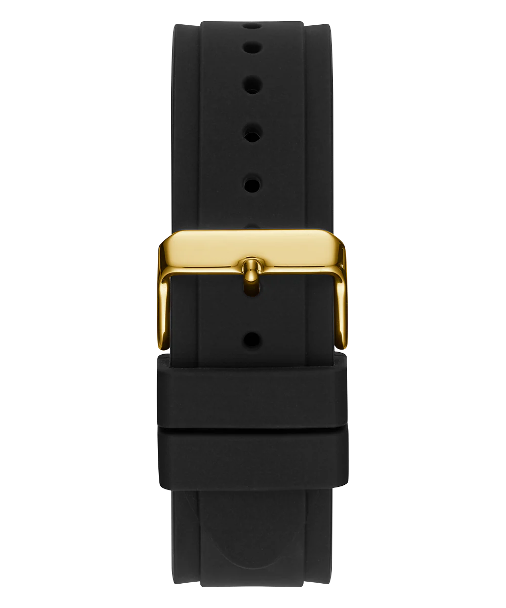 GUESS Mens Black Gold Tone Analog Watch - Image 3