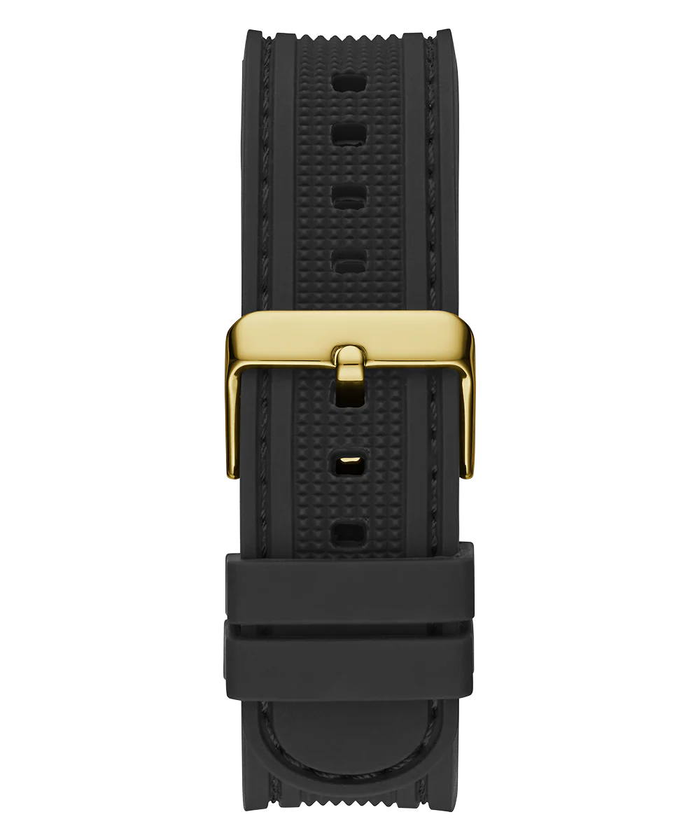 GUESS Mens Black Gold Tone Analog Watch - Image 3