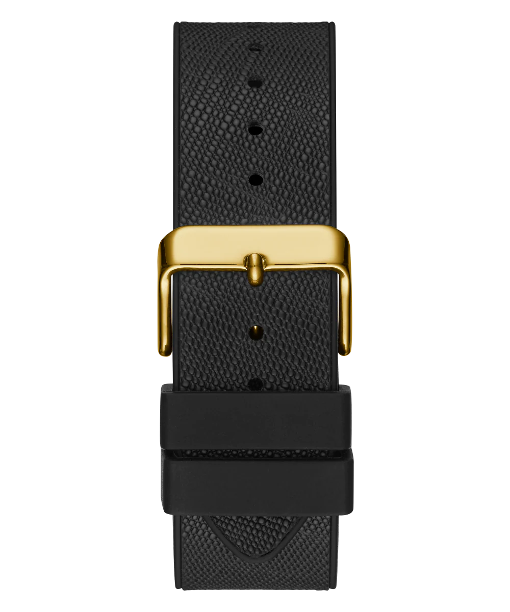 GUESS Mens Black Gold Tone Multi-function Watch - Image 8