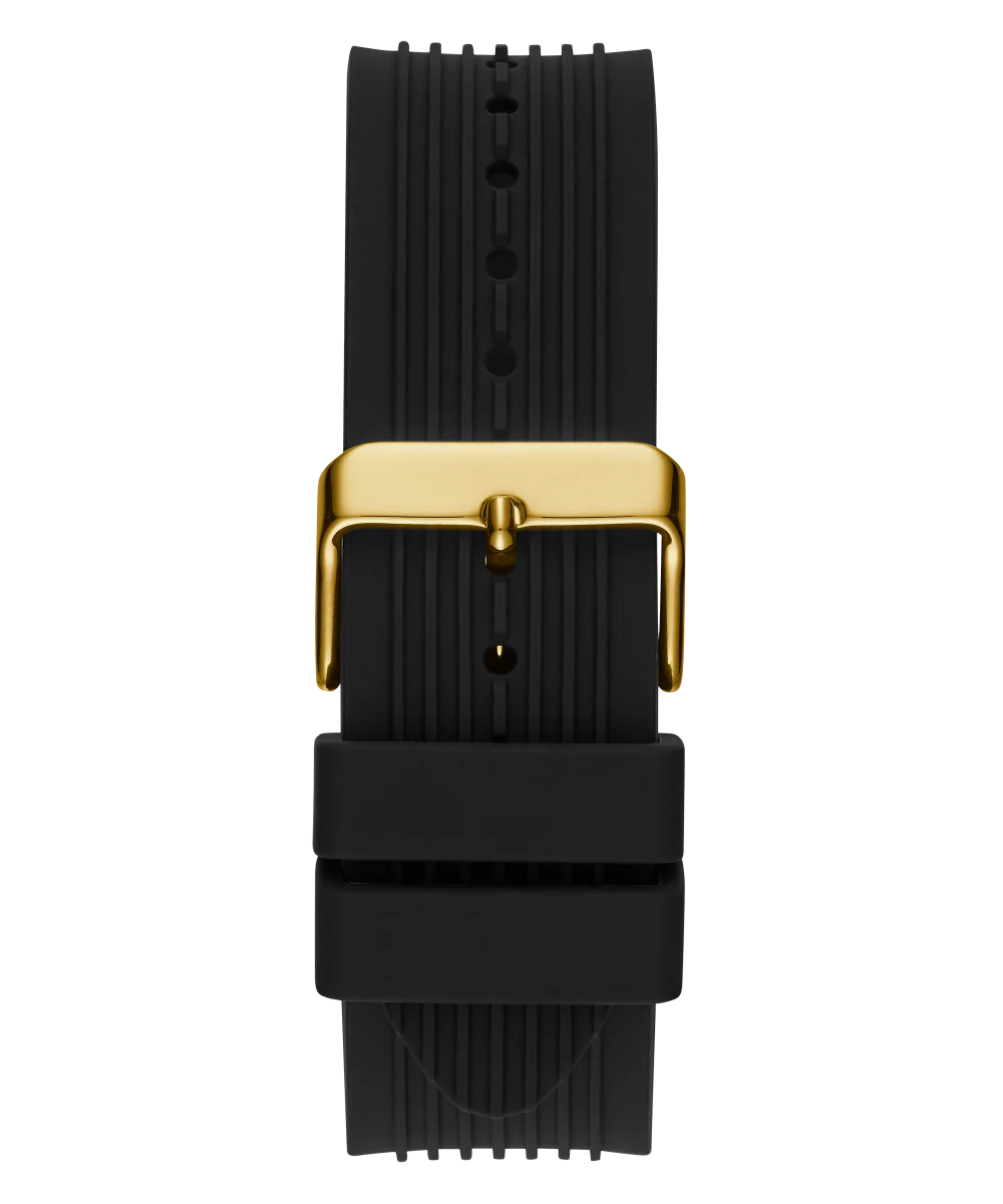 GUESS Mens Black Gold Tone Multi-function Watch - Image 5