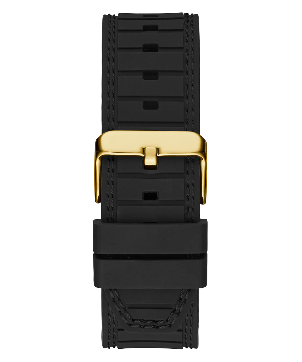 GUESS Mens Black Gold Tone Multi-function Watch - Image 5