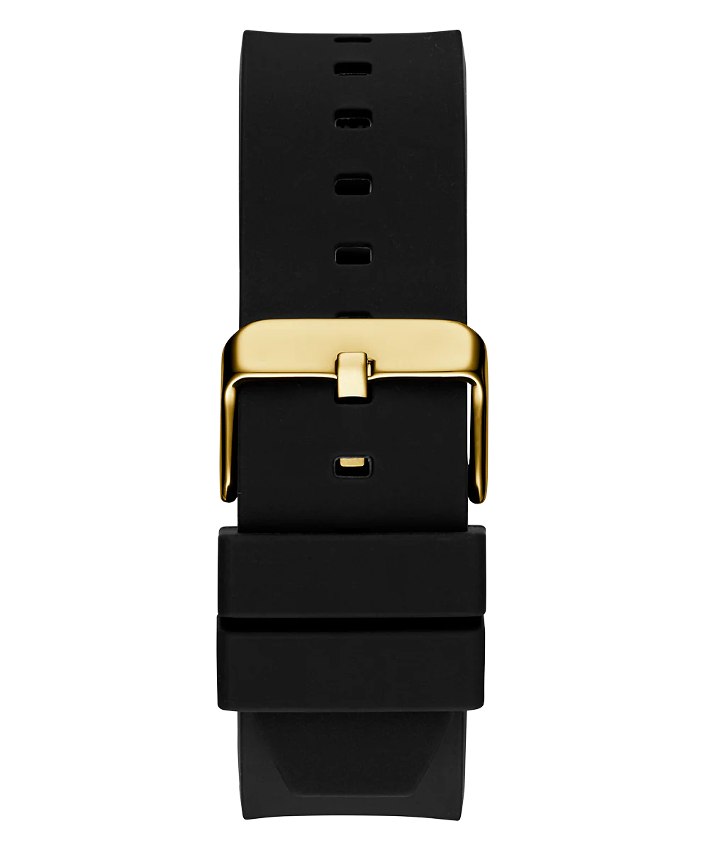 GUESS Mens Black Gold Tone Multi-function Watch - Image 5
