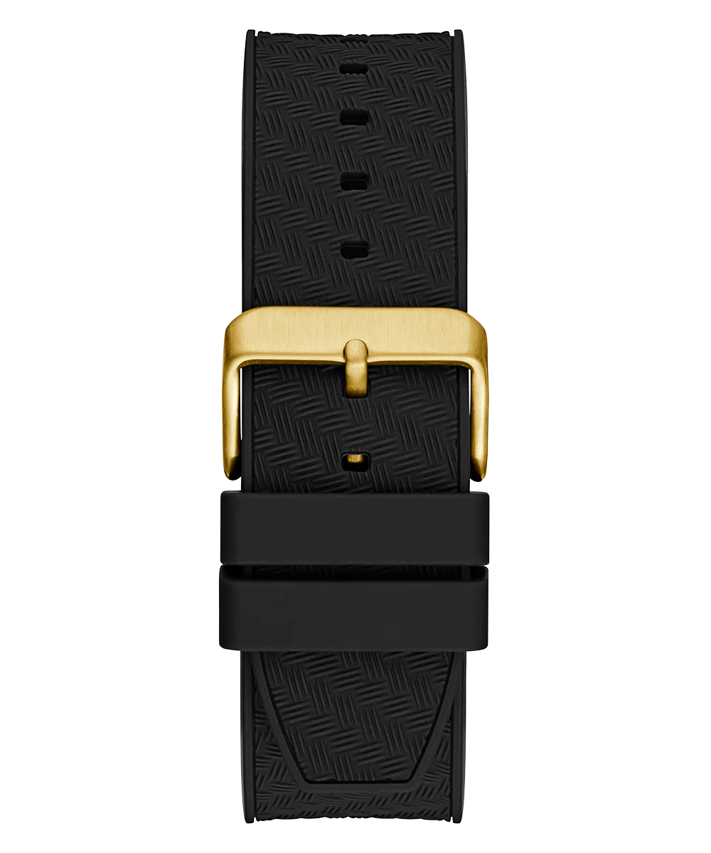 GUESS Mens Black Gold Tone Multi-function Watch - Image 6