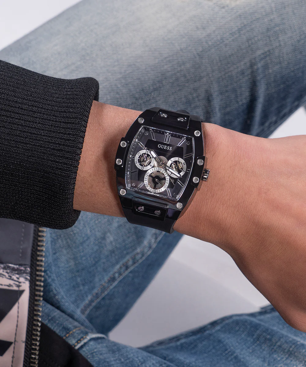 GUESS Mens Black Multi-function Watch - Image 3