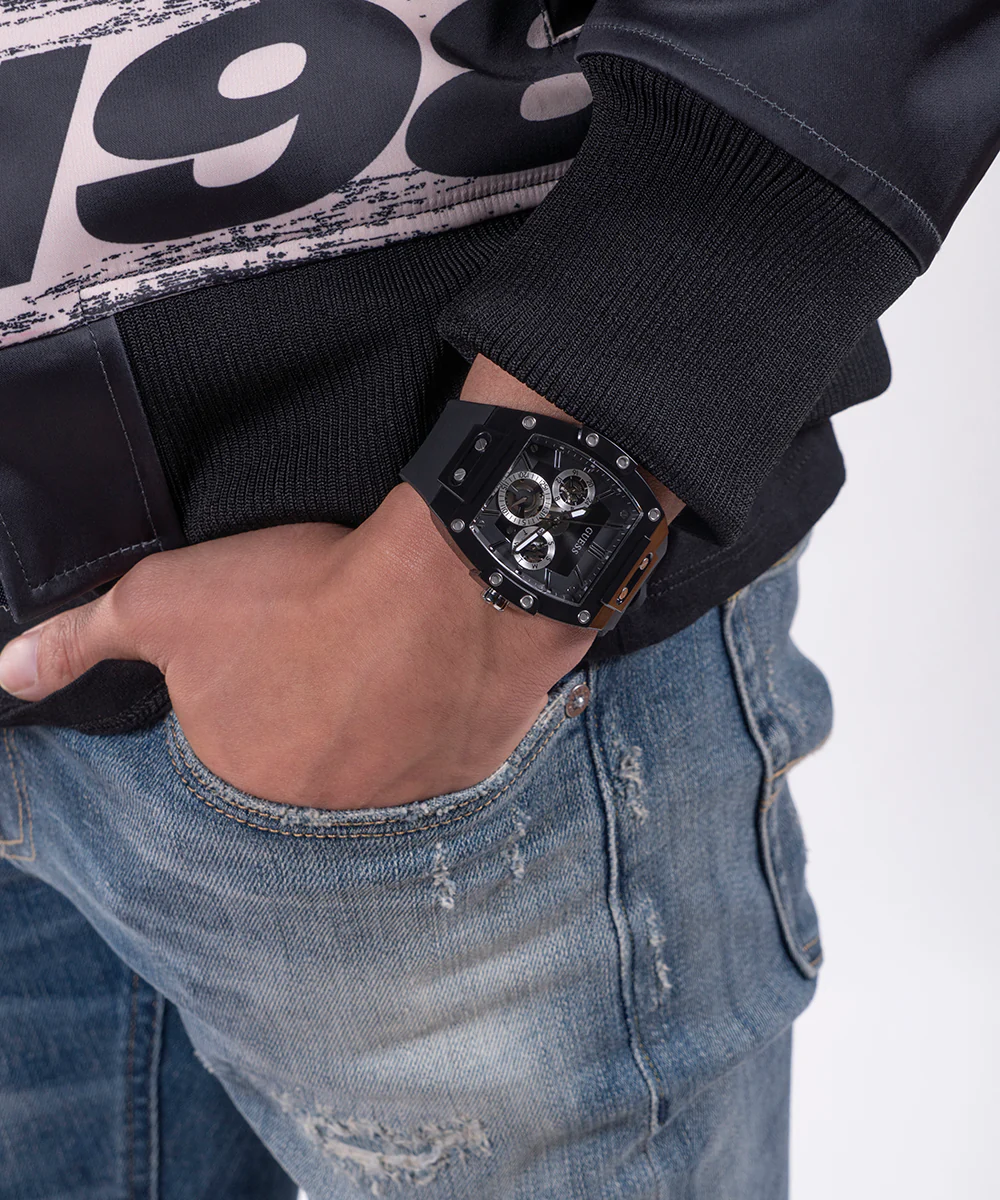GUESS Mens Black Multi-function Watch - Image 5