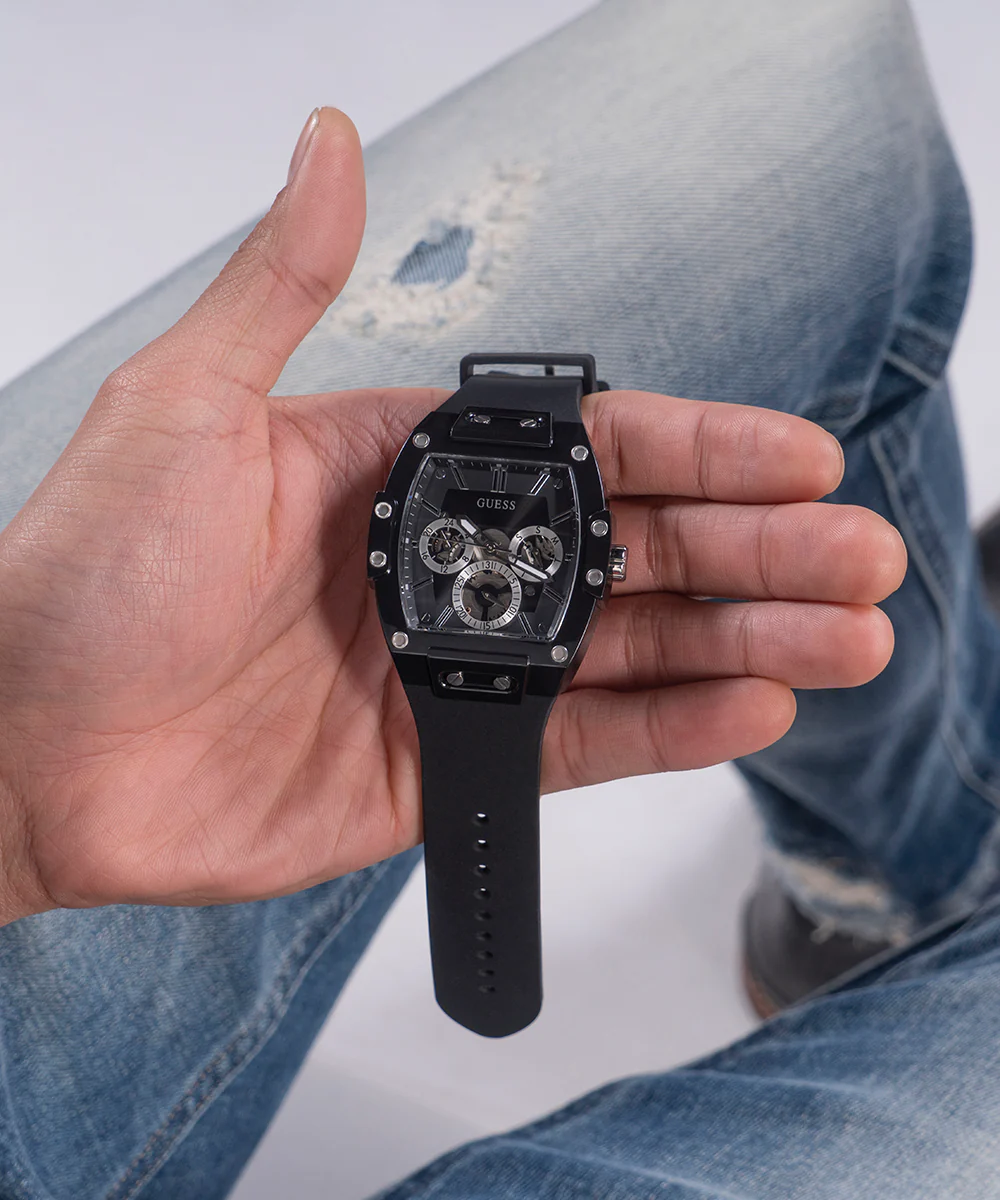 GUESS Mens Black Multi-function Watch - Image 6